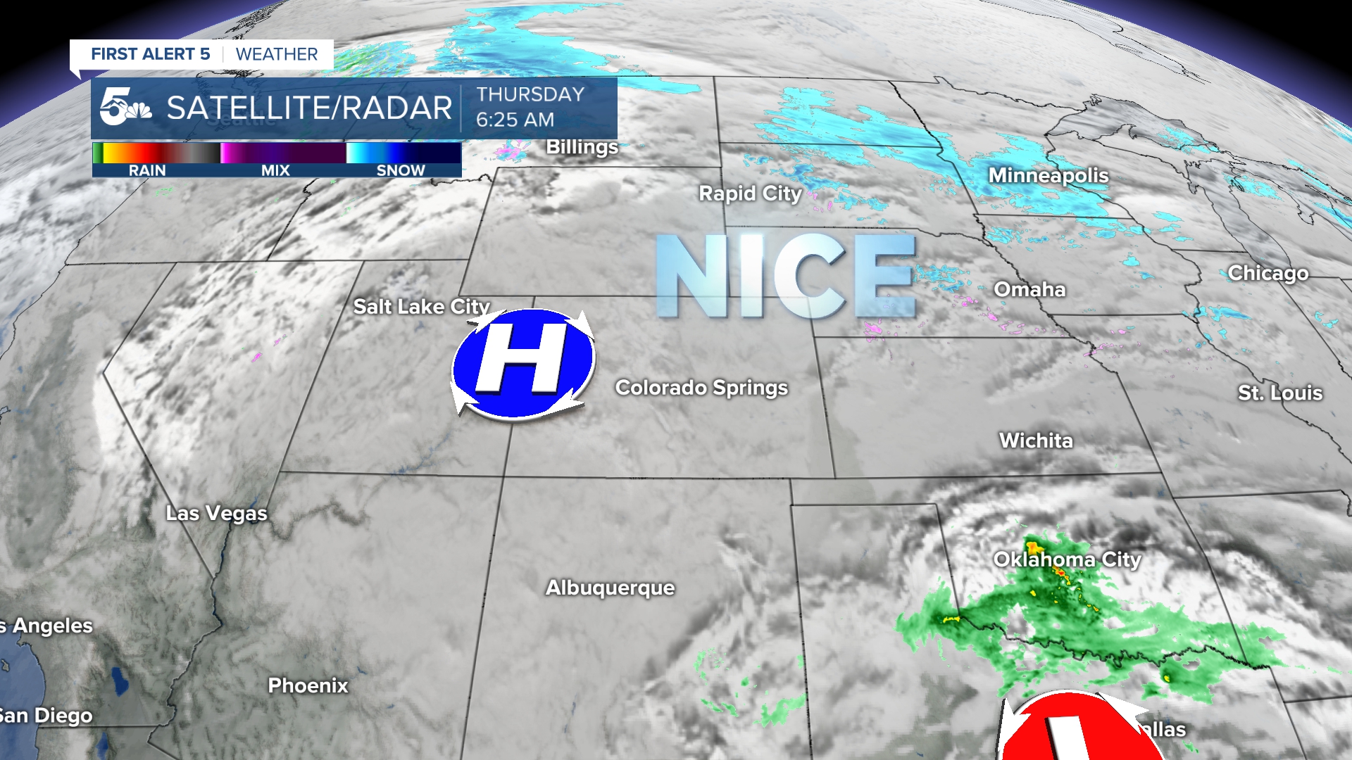 Great weather Thursday in southern Colorado due to high pressure