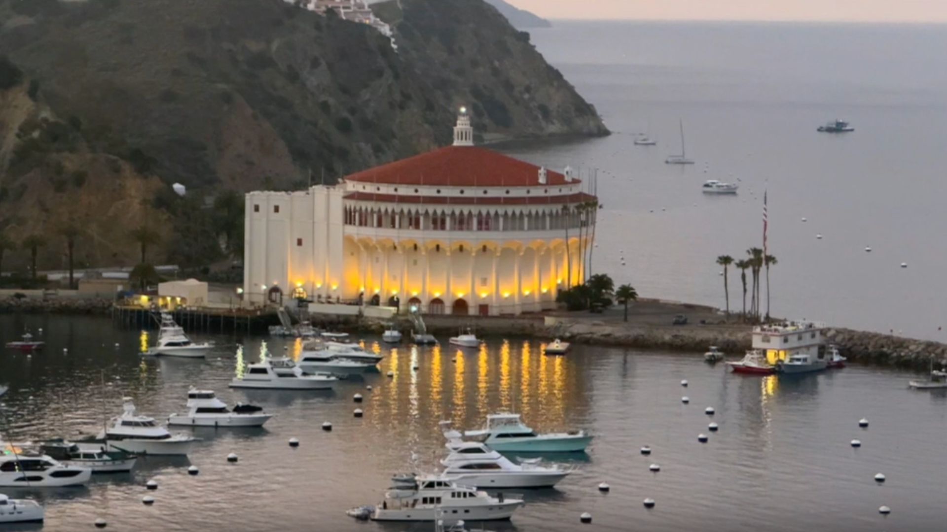  A shoreside view from Santa Catalina Island.