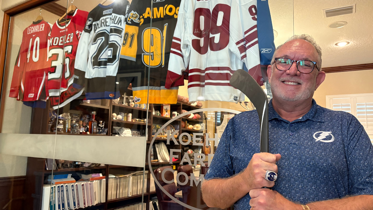 Lightning fan fills office with photos, autographs, memorabilia and memories