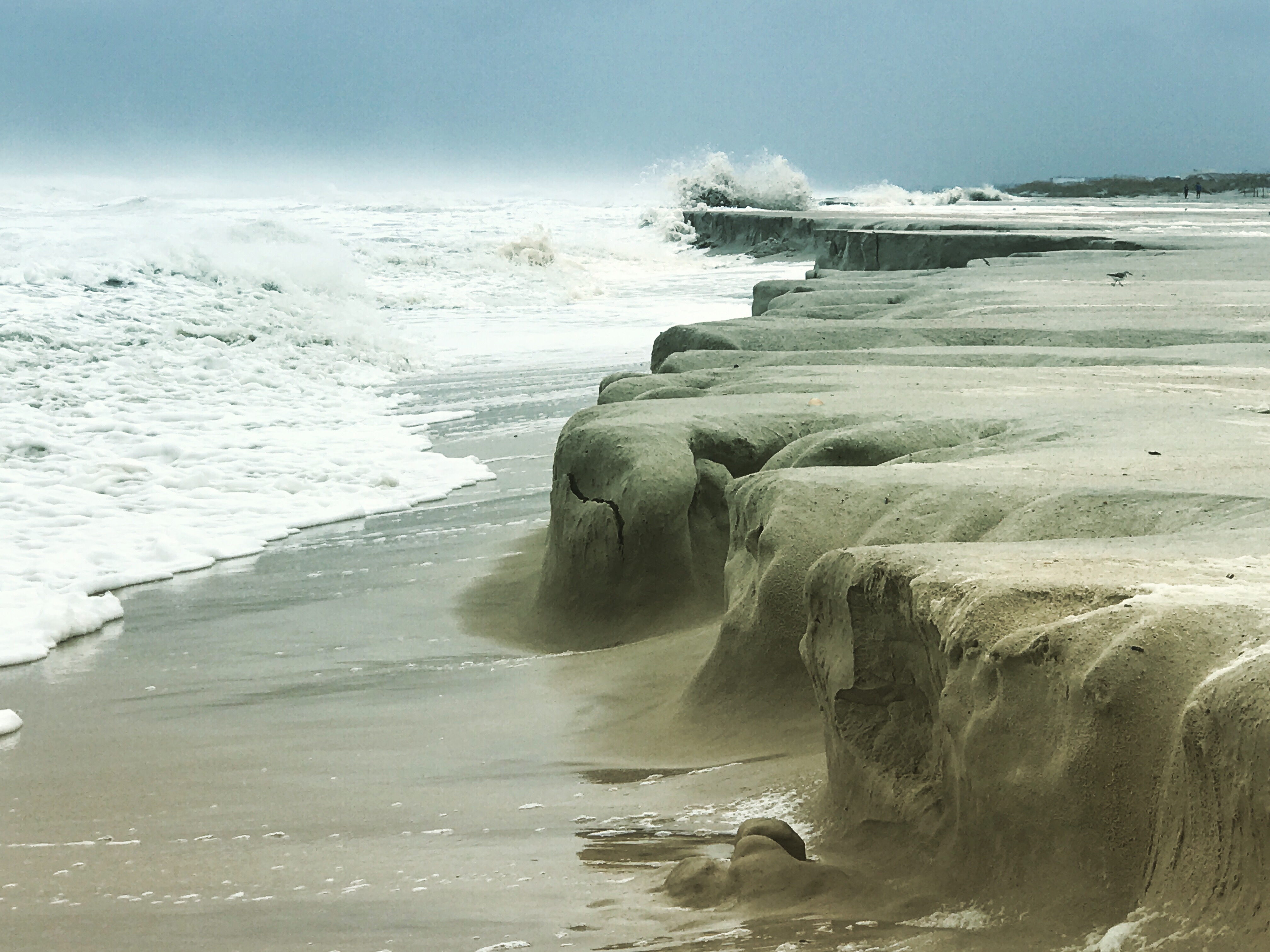 St. Augustine Beach during Hurricane Dorian.