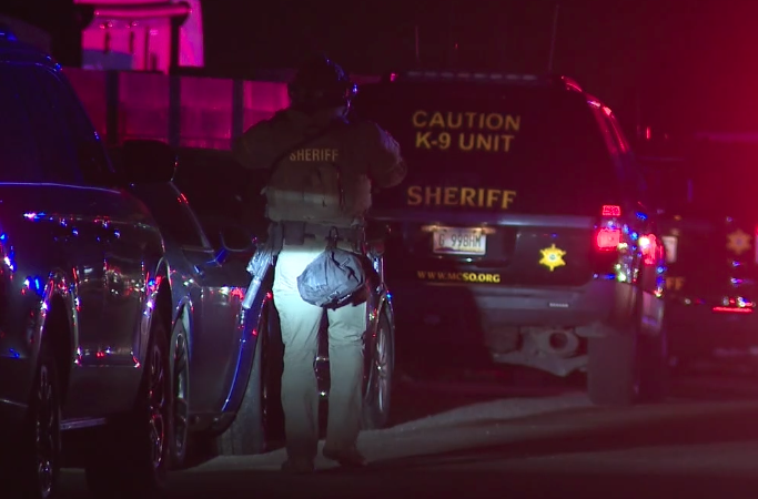 Queen Creek barricade situation