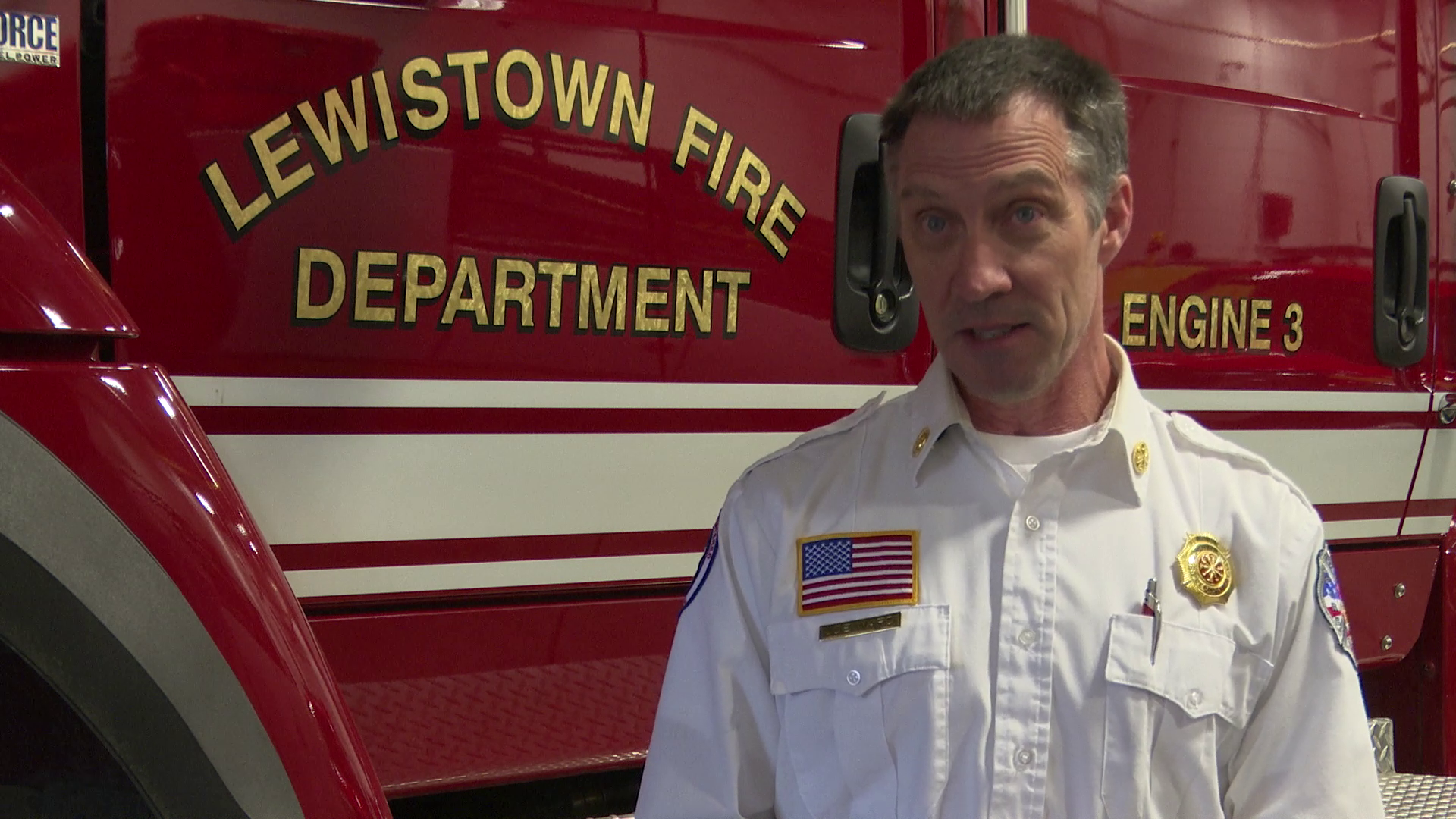 Lewistown Fire Chief Joe Ward