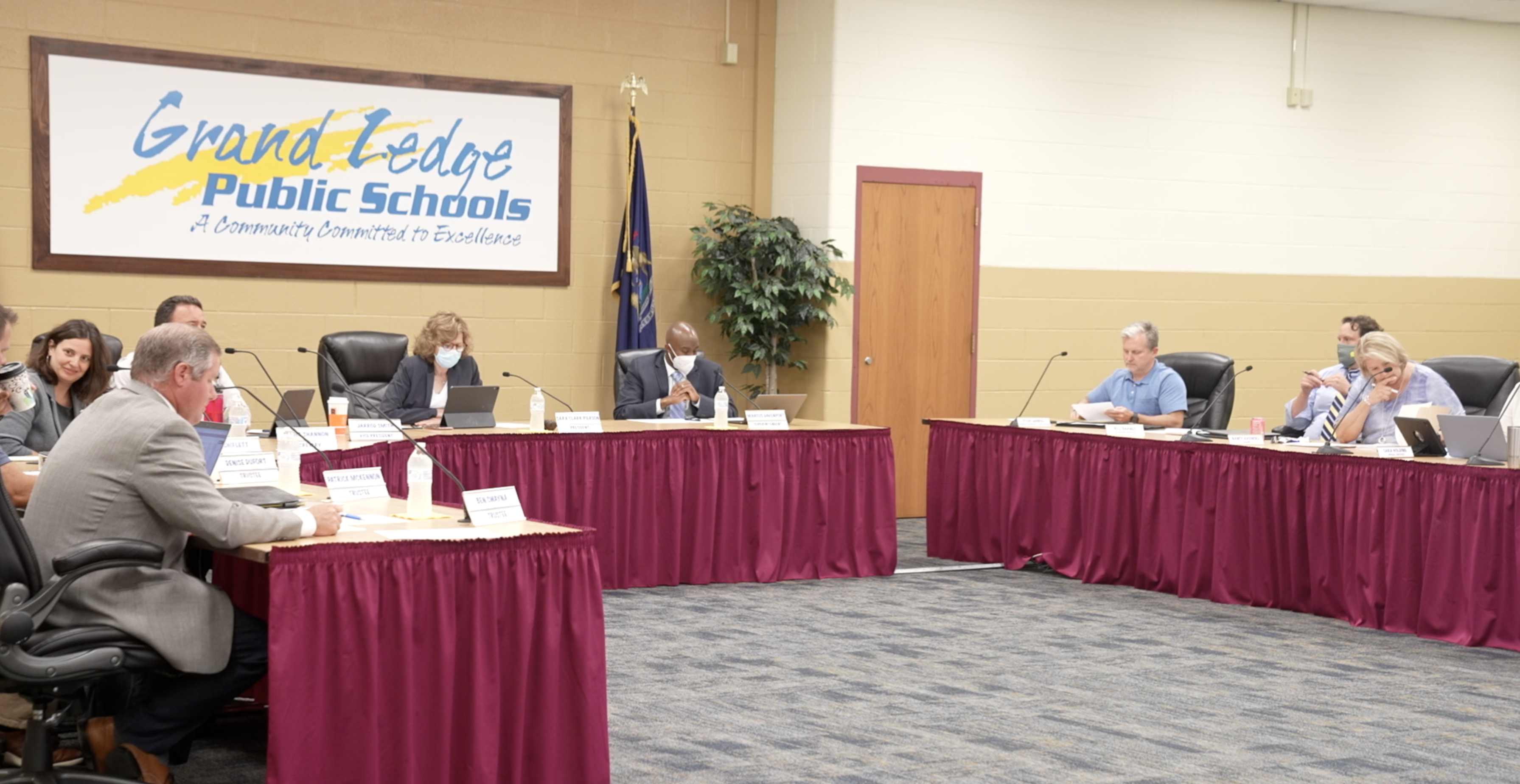 Grand Ledge School Board meeting 