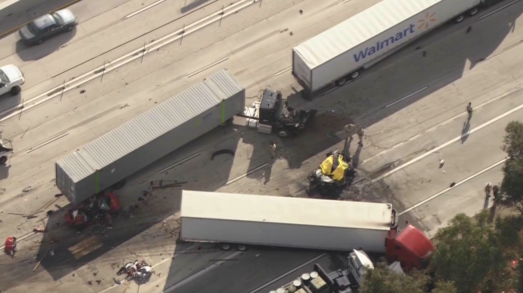 ontario big rig crash