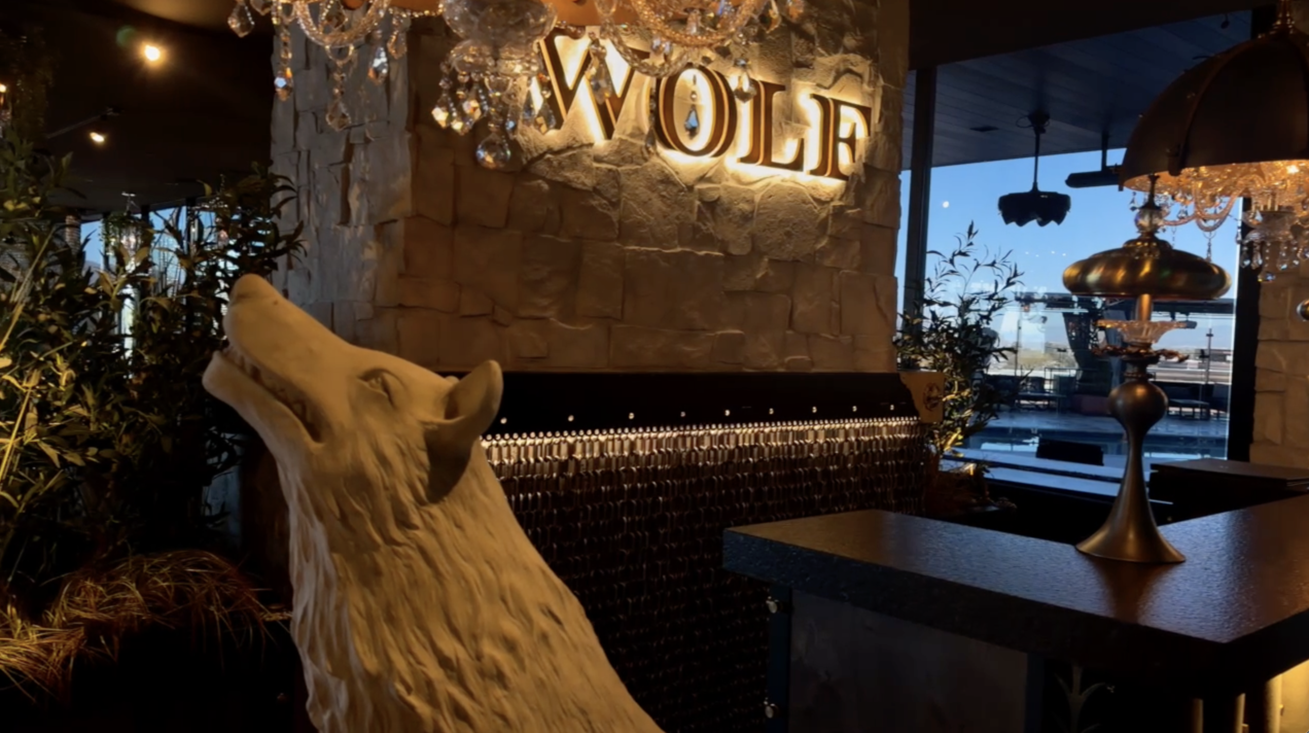 The entrance of 'Wolf by Vanderpump.' 
