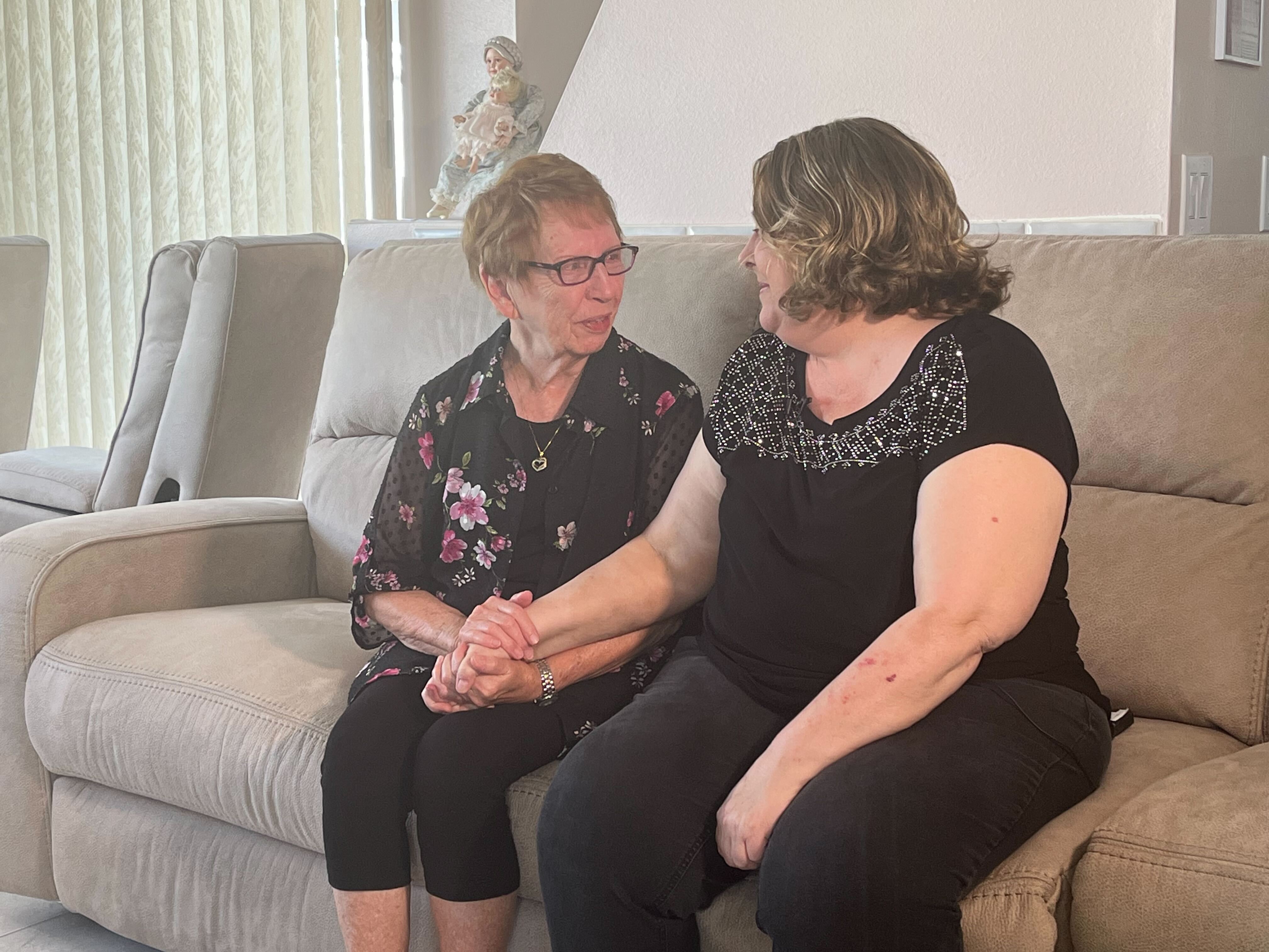 Mother daughter battling cancer