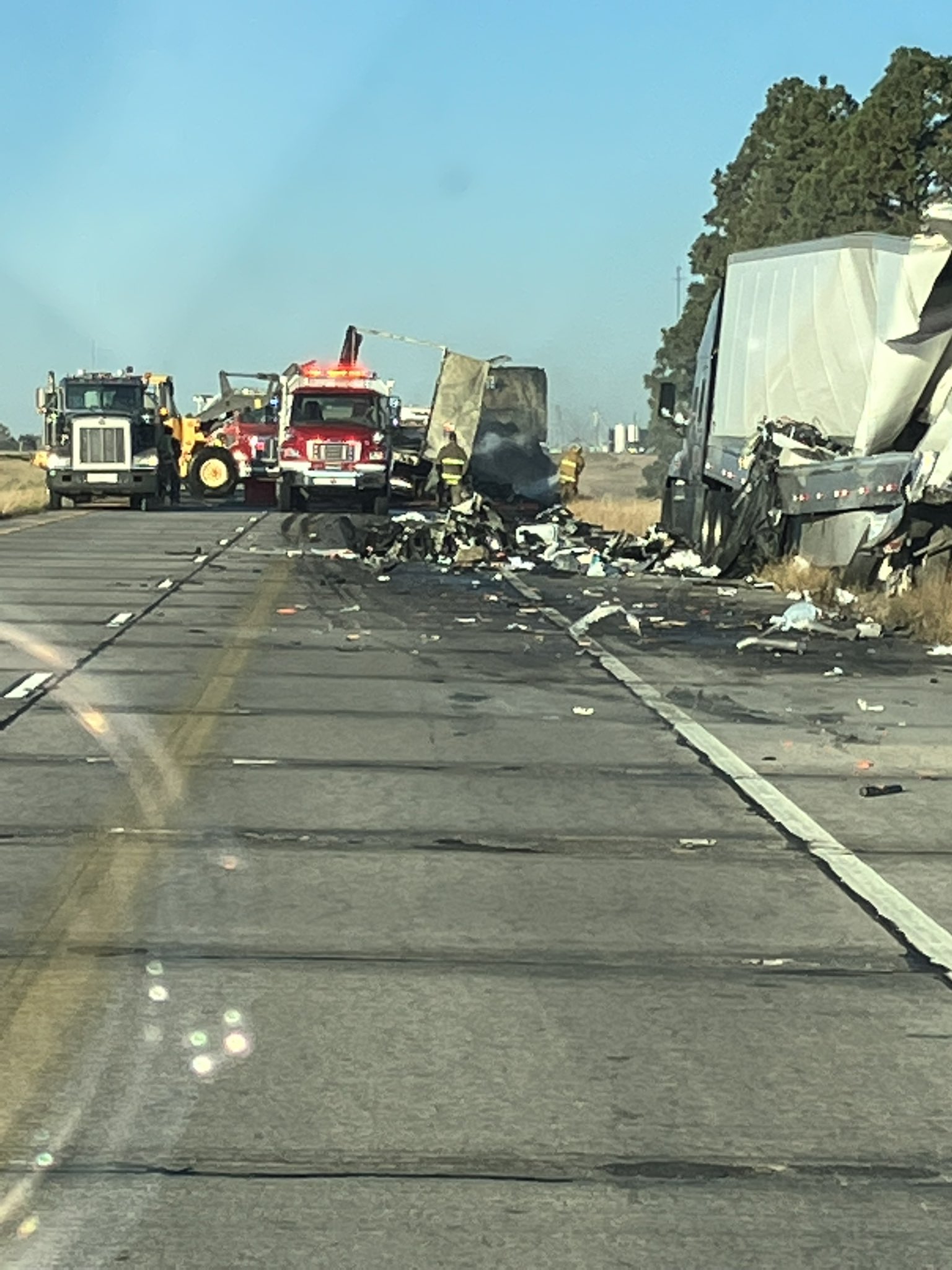 I-70 WB closed near Kansas border due to semi fire oct 10 2022