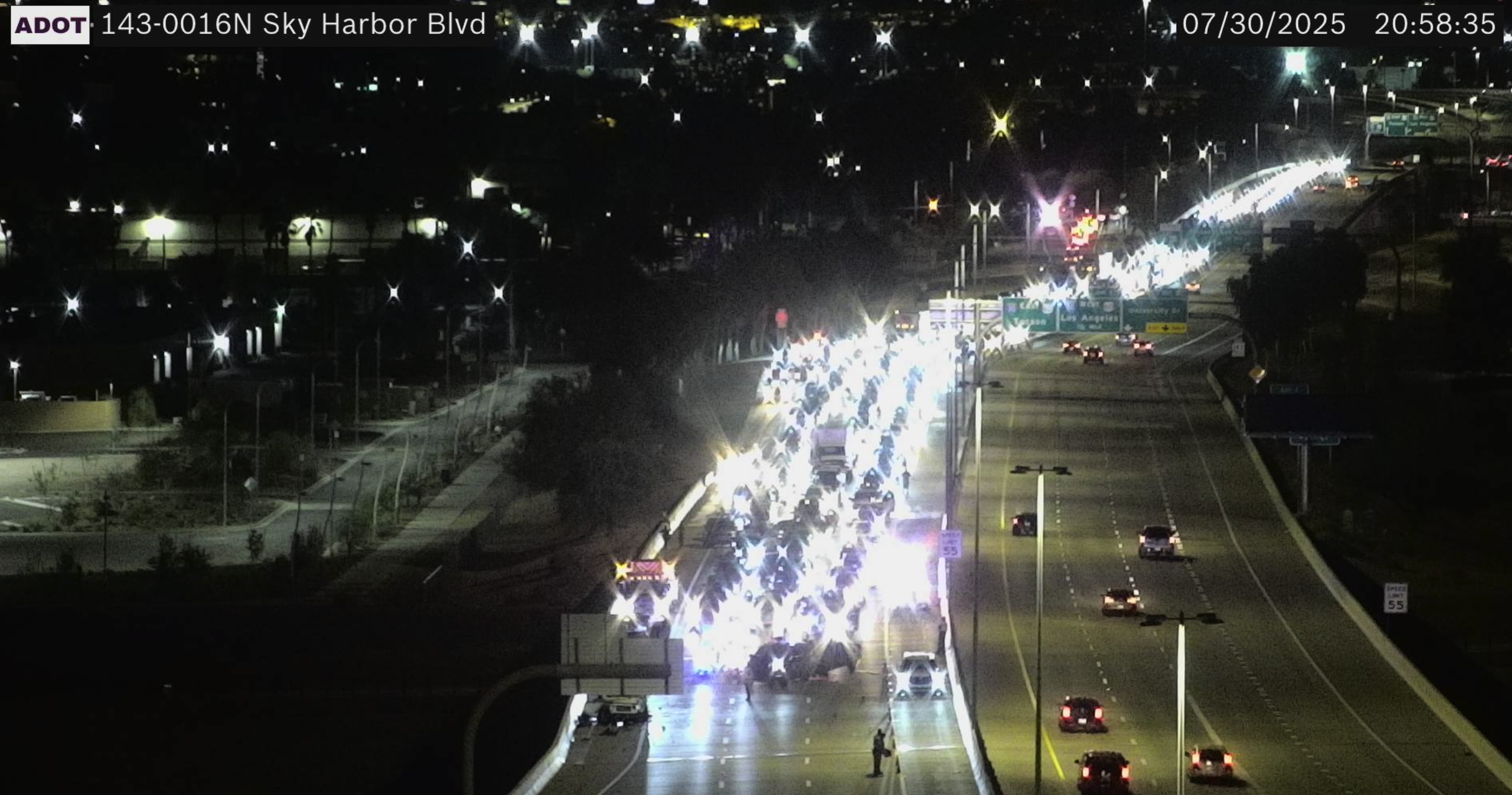 SR-143 @ Sky Harbor Wrong way crash 