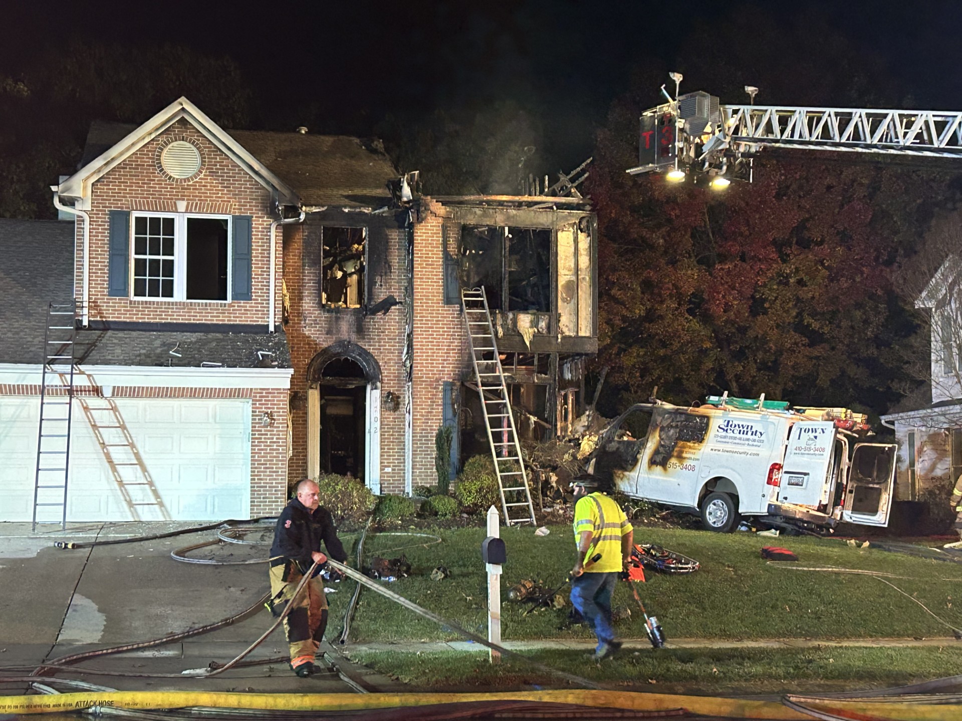 House fire in 1700 block of Woodhome Drive 