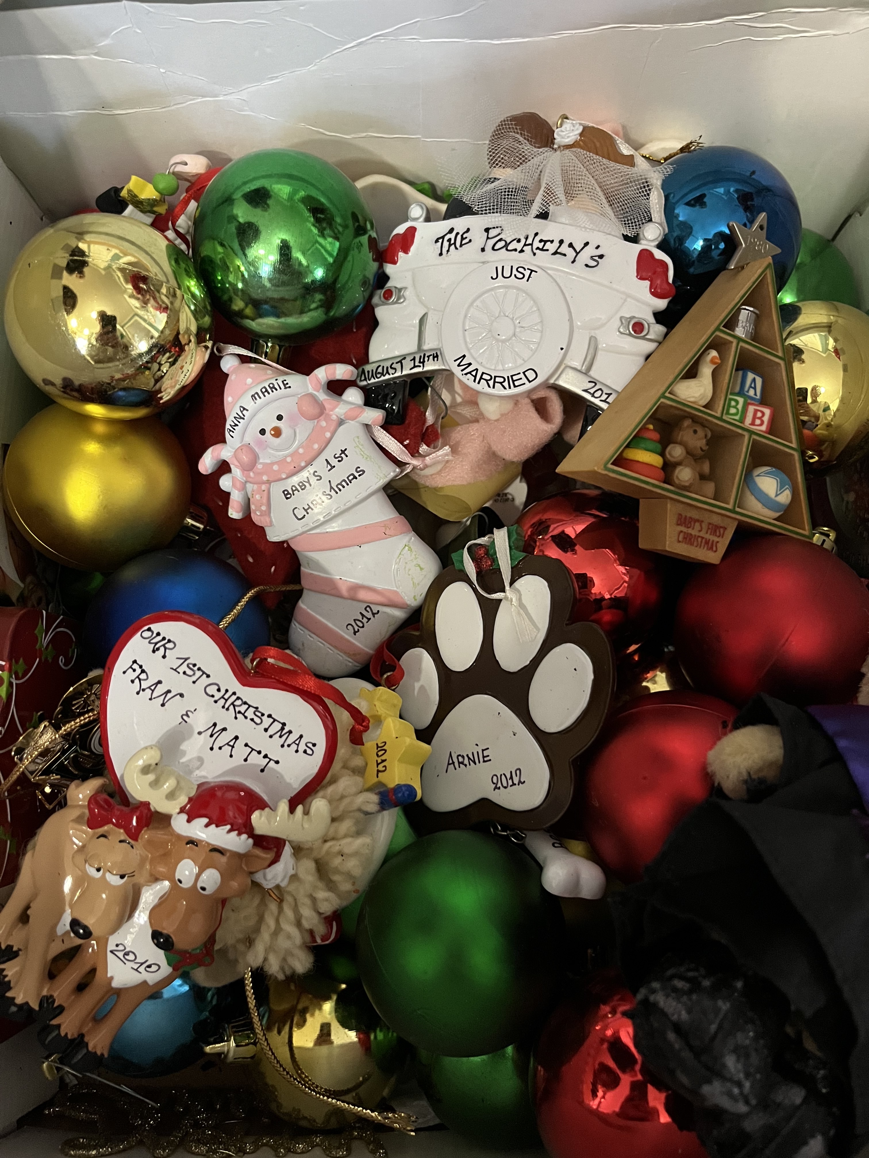 Christmas ornaments returned