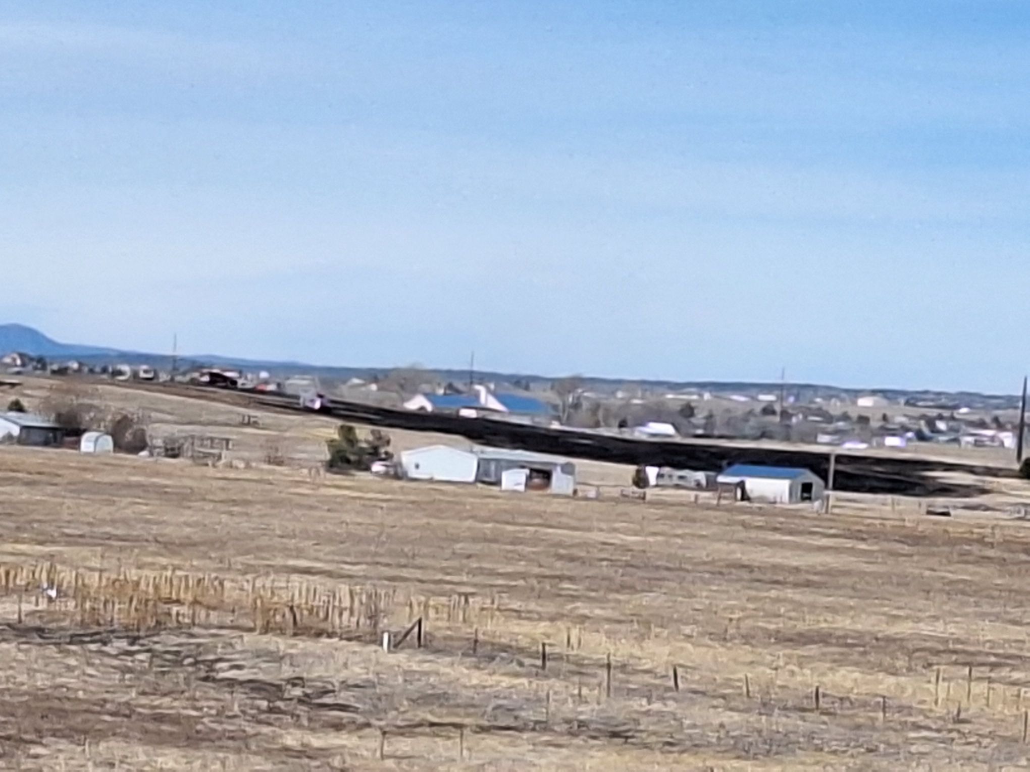 Grass Fire Near Falcon