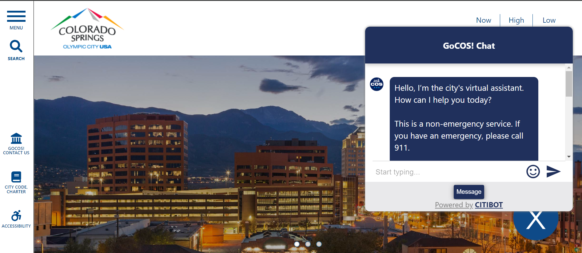 Ask COS Virtual Assistant 