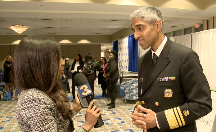 US Surgeon General visits Hampton U. to discuss mental health among college students