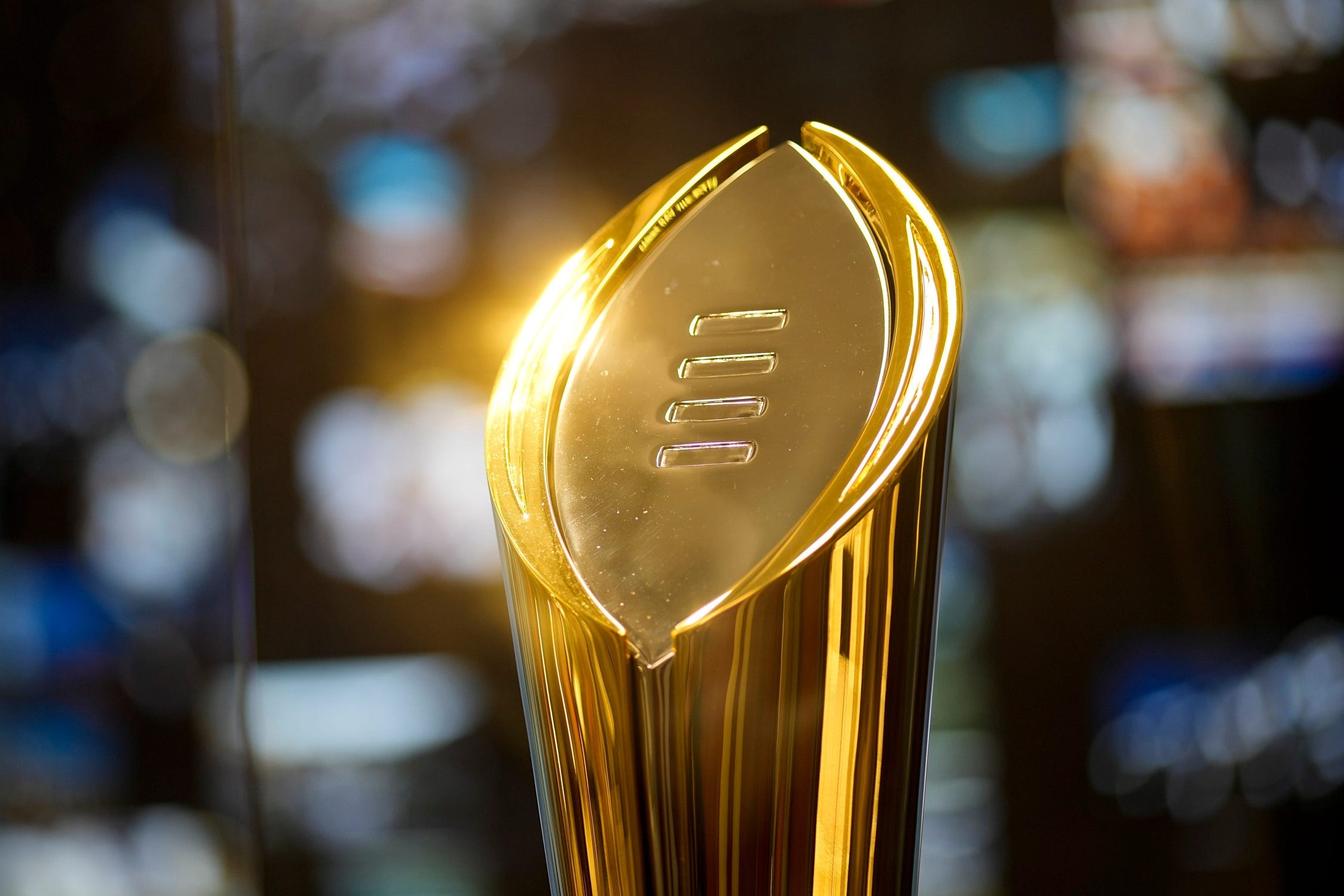 College football playoff trophy