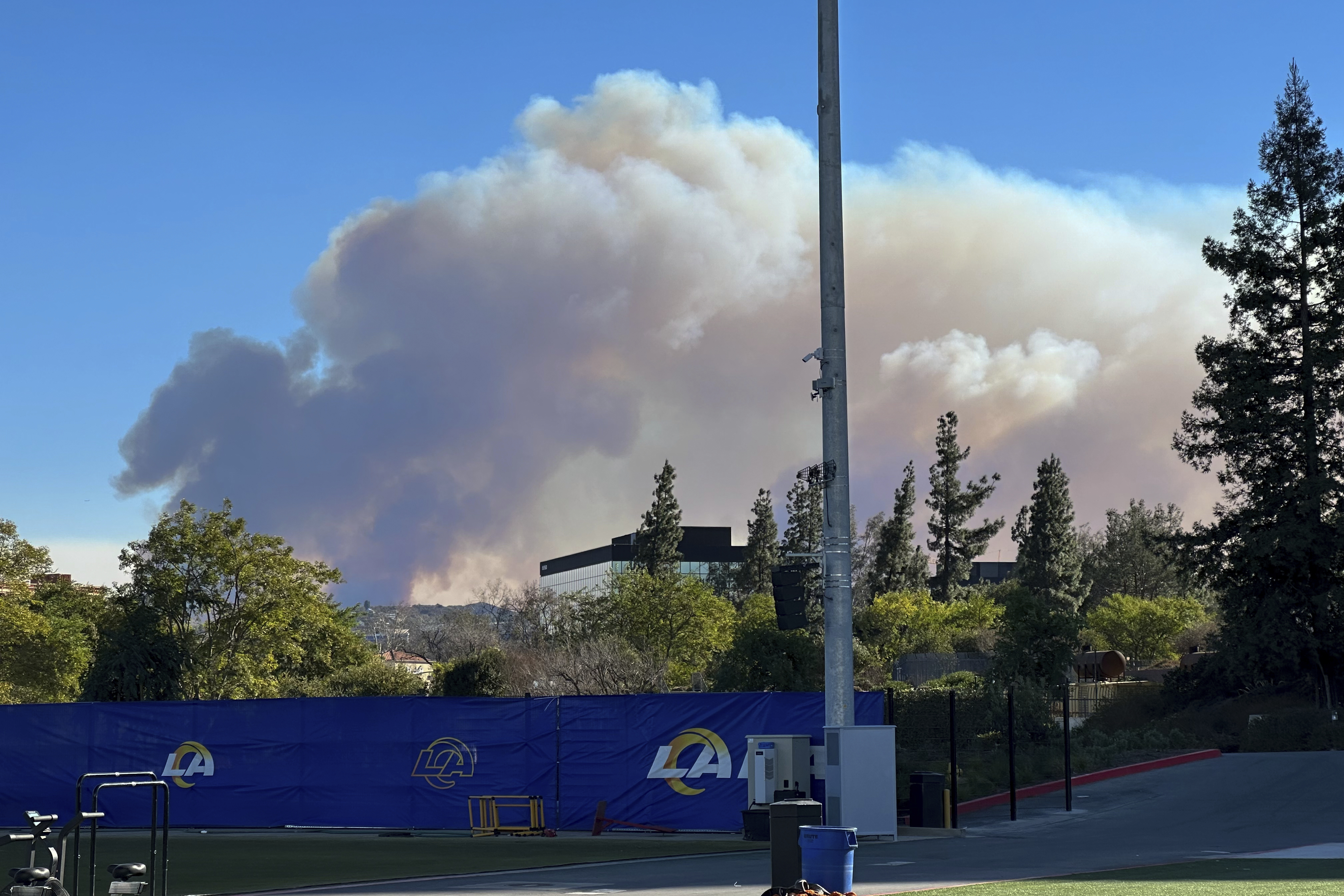 California Wildfires Rams Football