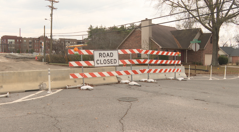 Nashville neighborhood frustrated by road closure of main entrance into subdivision