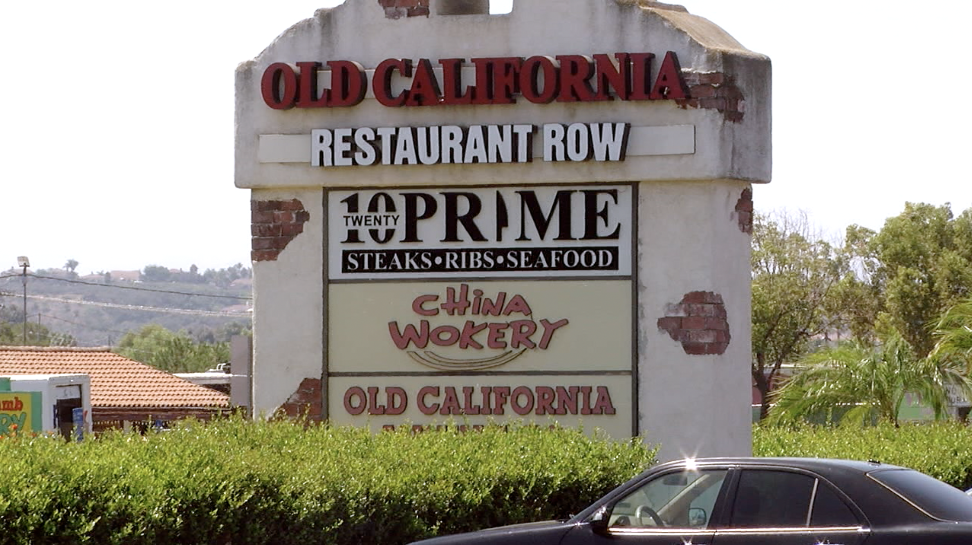 Old California Restaurant Row in San Marcos