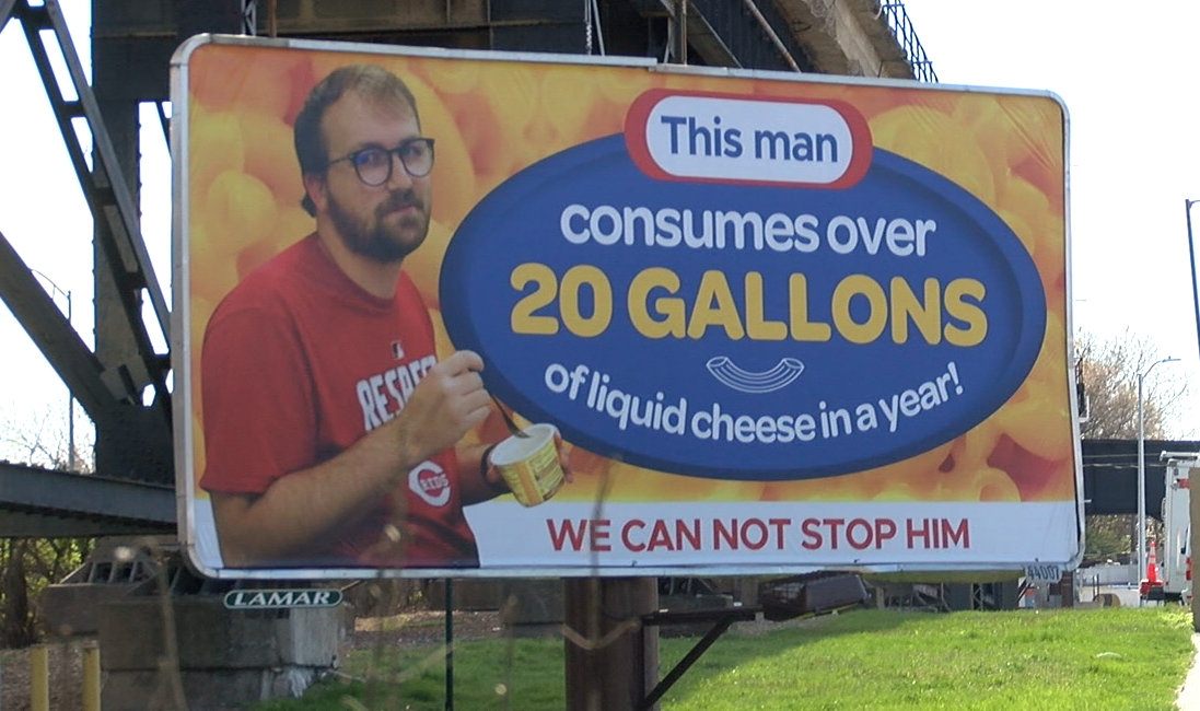 Cheese Man Billboard