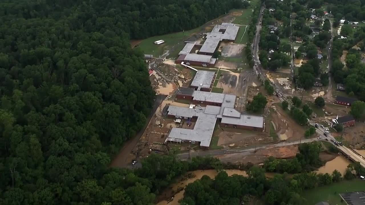 waverly schools flooding damage