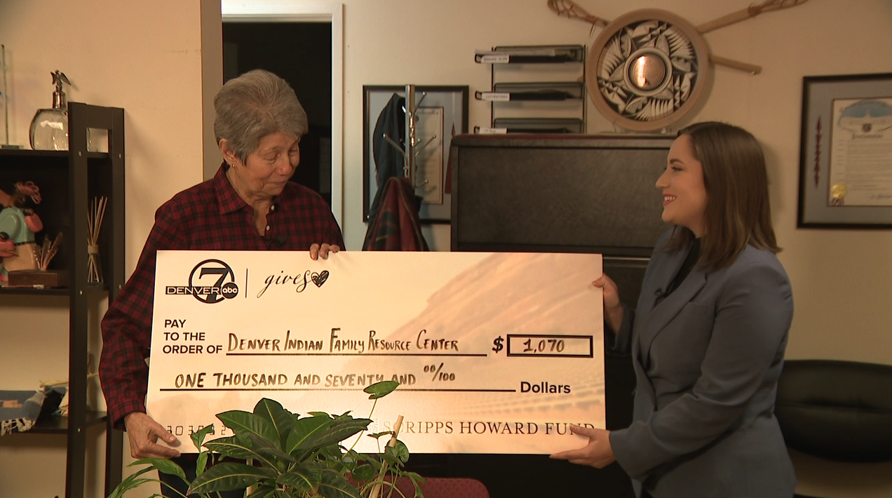 Lucille Echohawk Denver Indian Family Resource Center Denver7 Gives