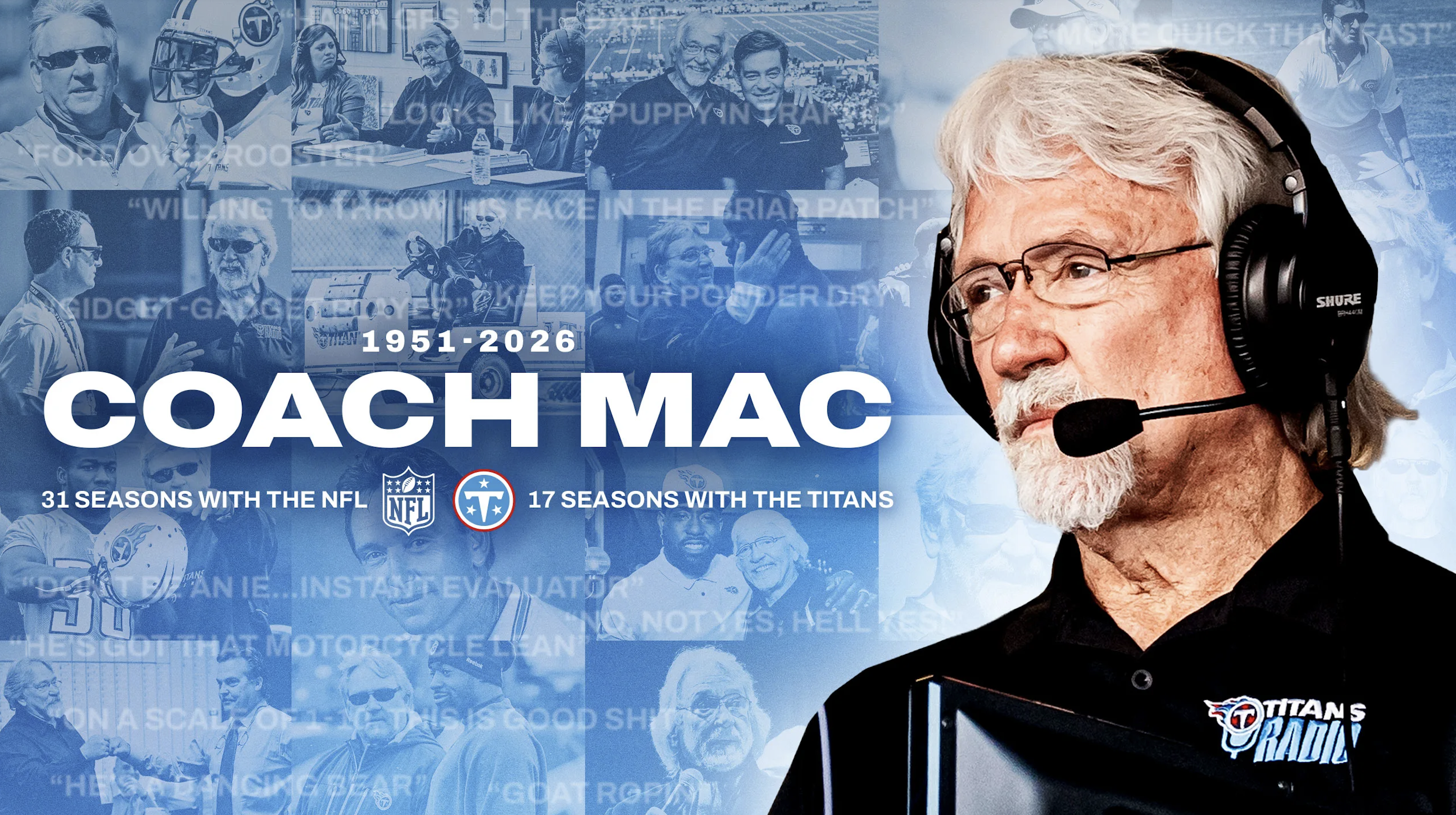 Former Titans radio analyst, longtime NFL coach Dave McGinnis dies at 74