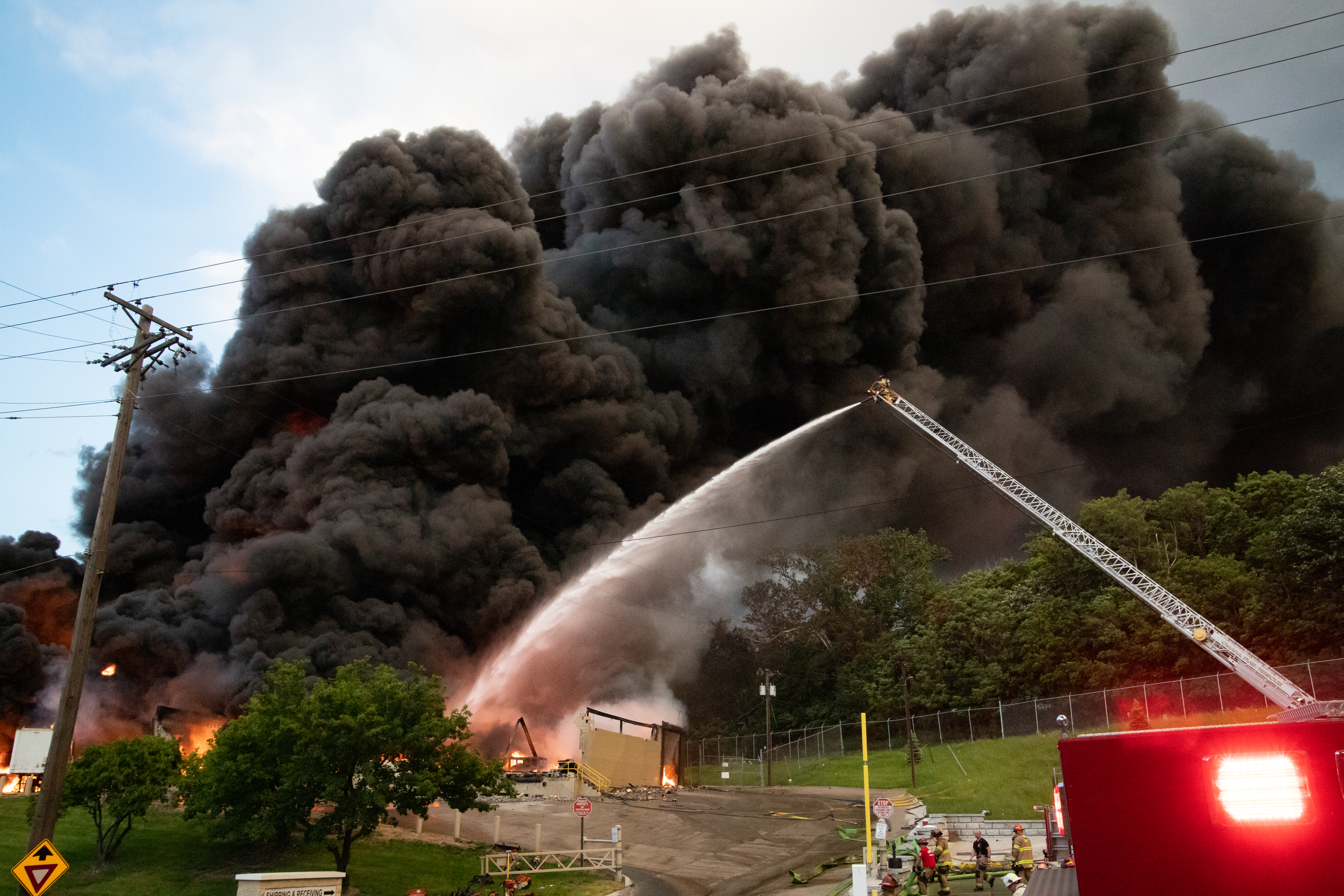 Nox Crete Chemical Fire Omaha
