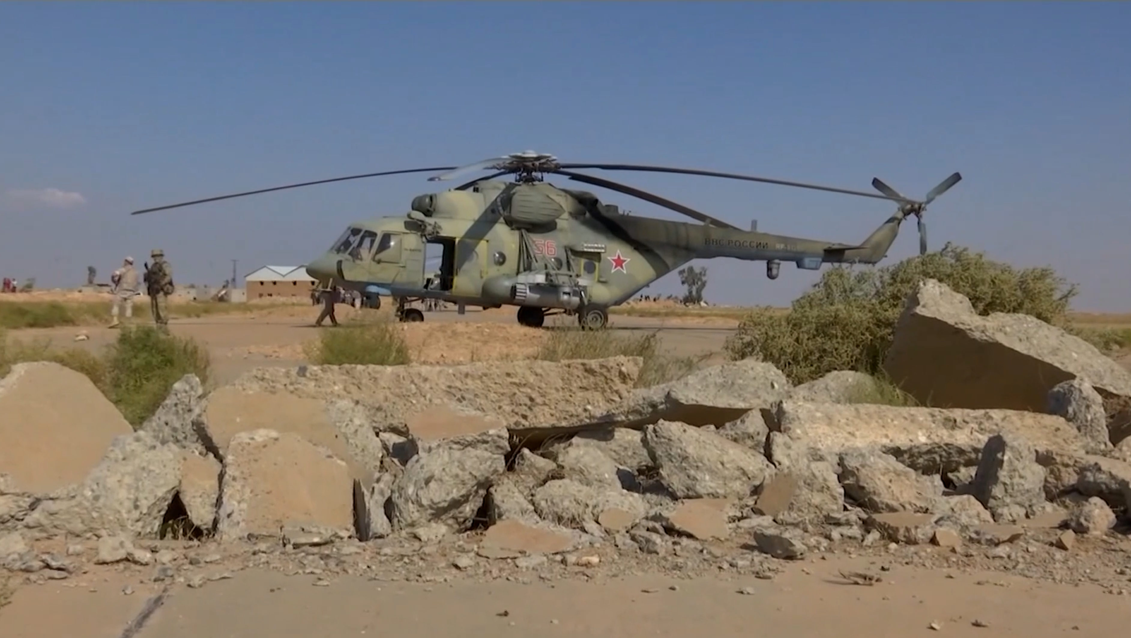 Vehicle collision with Russians injures 4 US troops in Syria