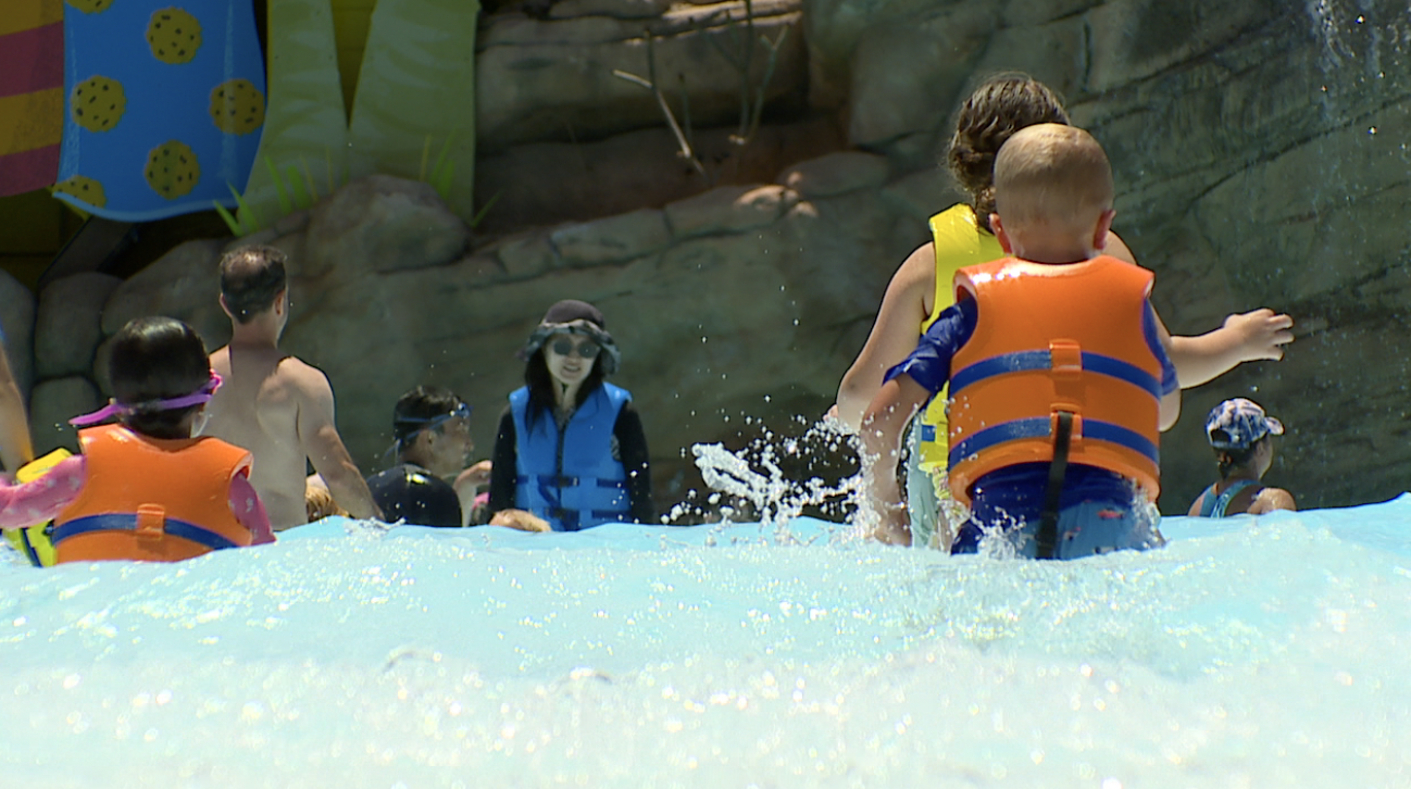 Families dive into Sesame Place in Chula Vista on hottest day of the week
