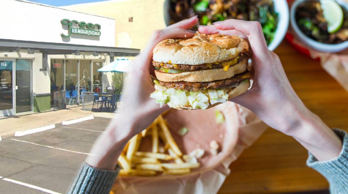 Green New American Vegetarian in Tempe, Arizona. 