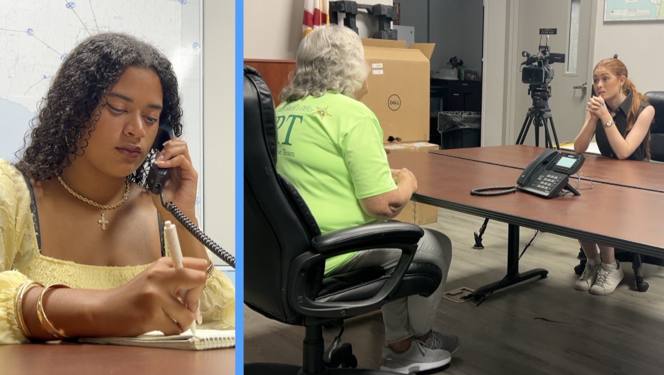 Victoria and Pat are part of the new call center team 