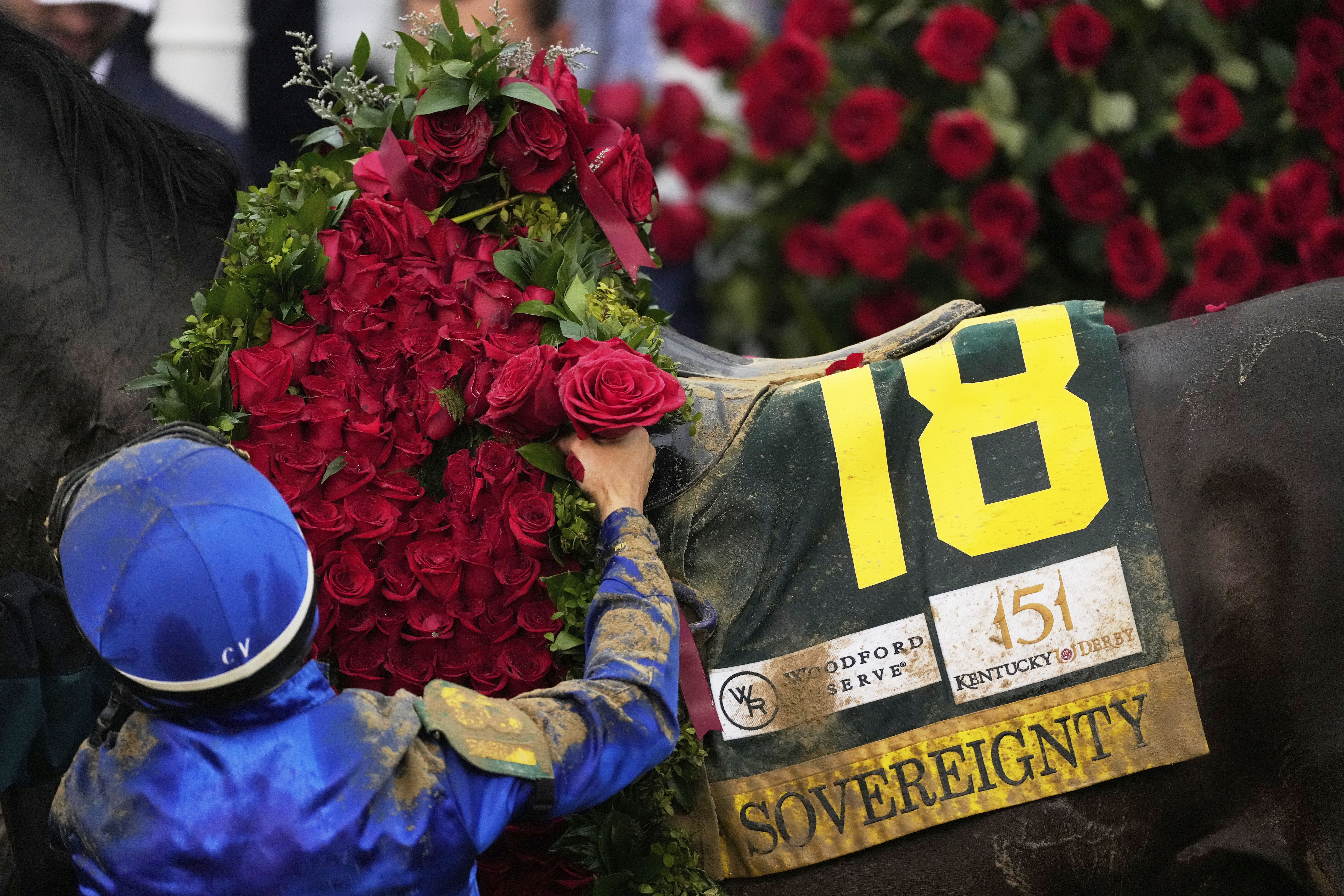 Kentucky Derby Horse Racing Sovereignty Garland Roses