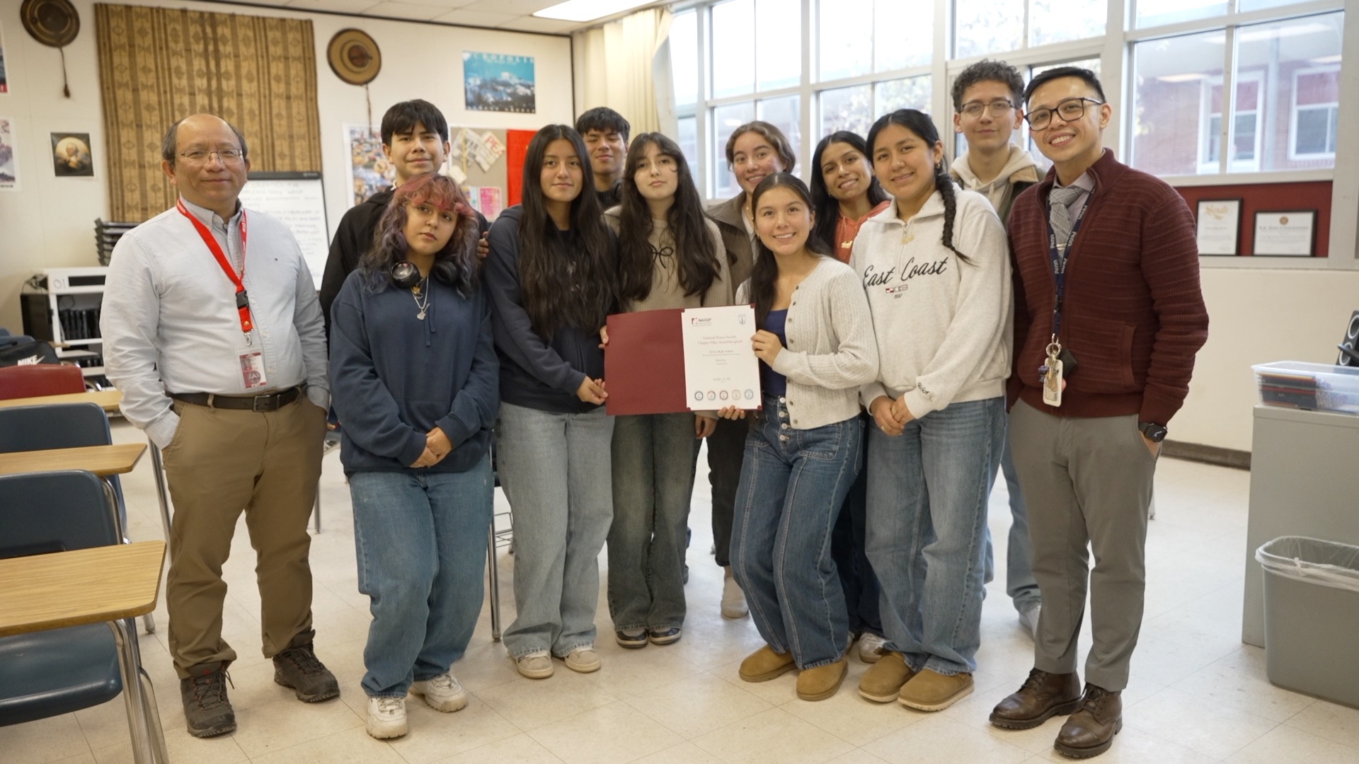 Arvin High School National Honor Society wins prestigious national award for community service