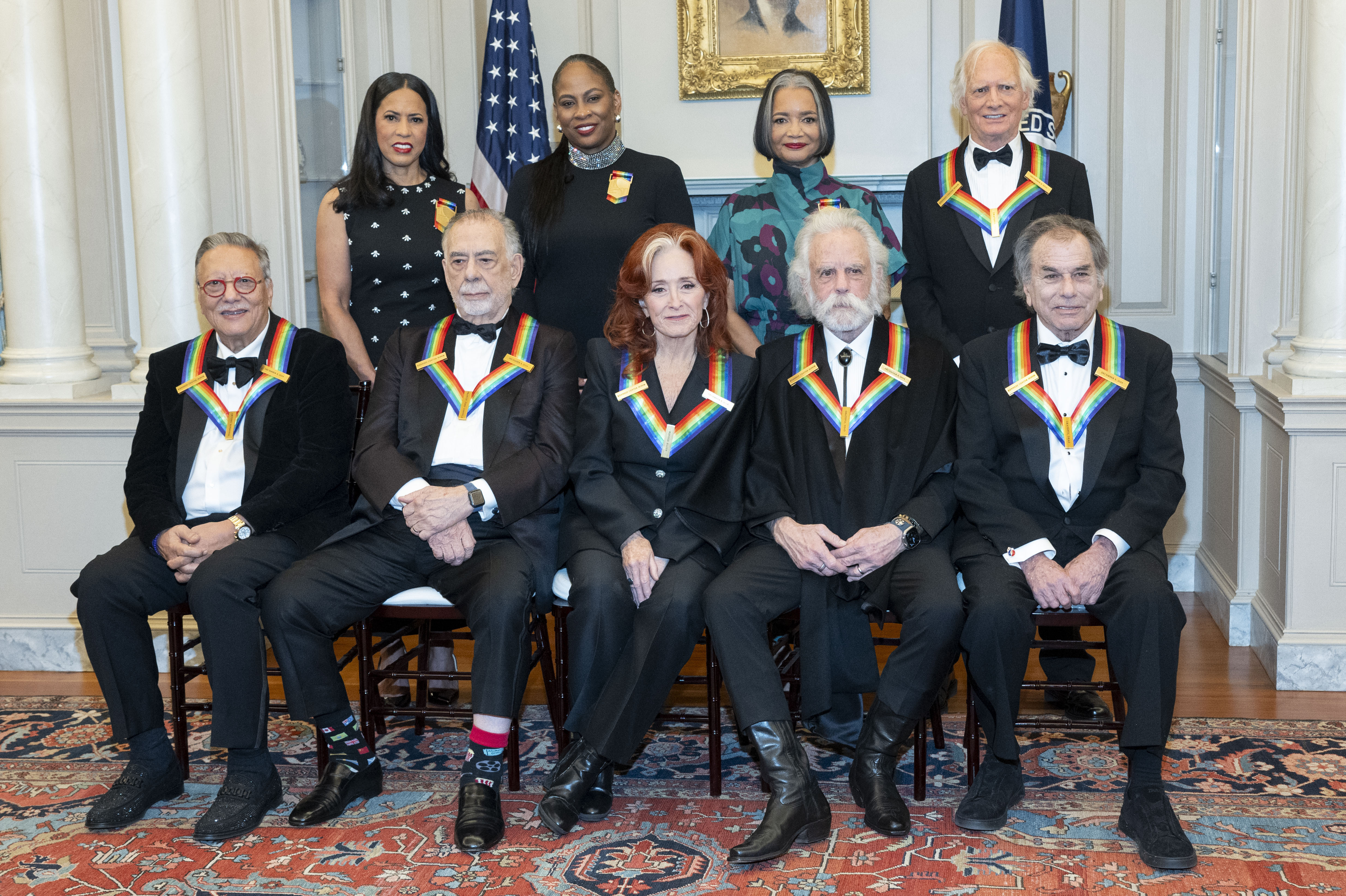 Francis Ford Coppola, Mickey Hart, Billy Kreutzmann, Bobby Weir, Bonnie Raitt, Arturo Sandoval, Michelle Ebanks, Kamilah Forbes, Jonelle Procope
