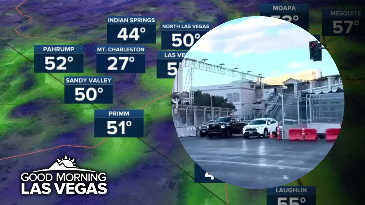 Good Morning, Las Vegas: Temperatures dropping this week, prepping for F1-related road closures