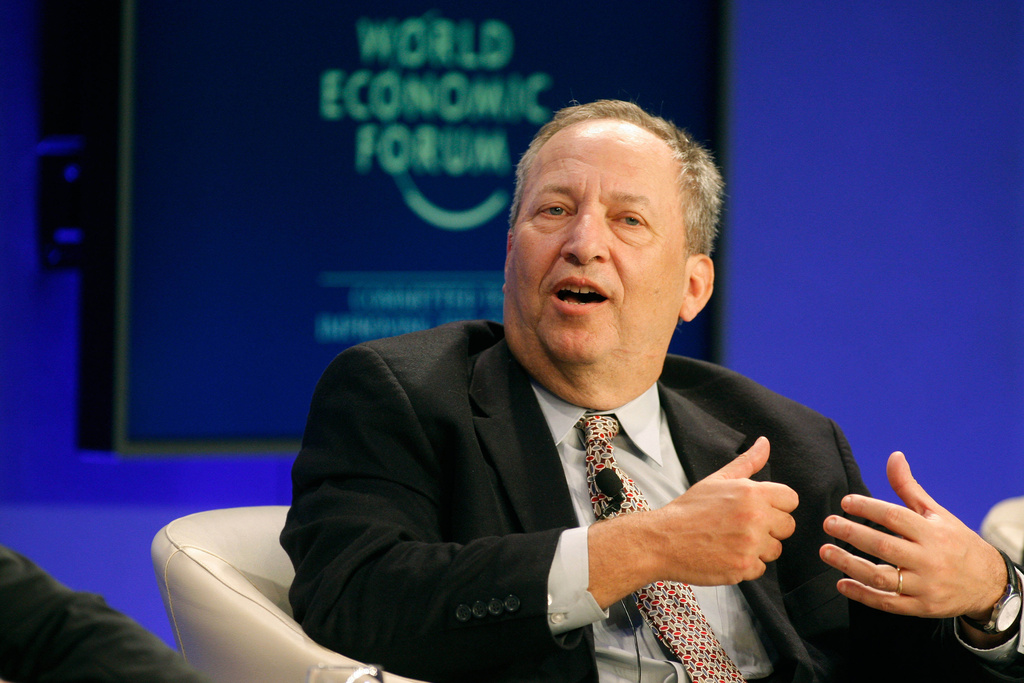 Harvard University Professor Larry Summers speaks during a session at the World Economic Forum in Davos, Switzerland, Jan. 29, 2011.