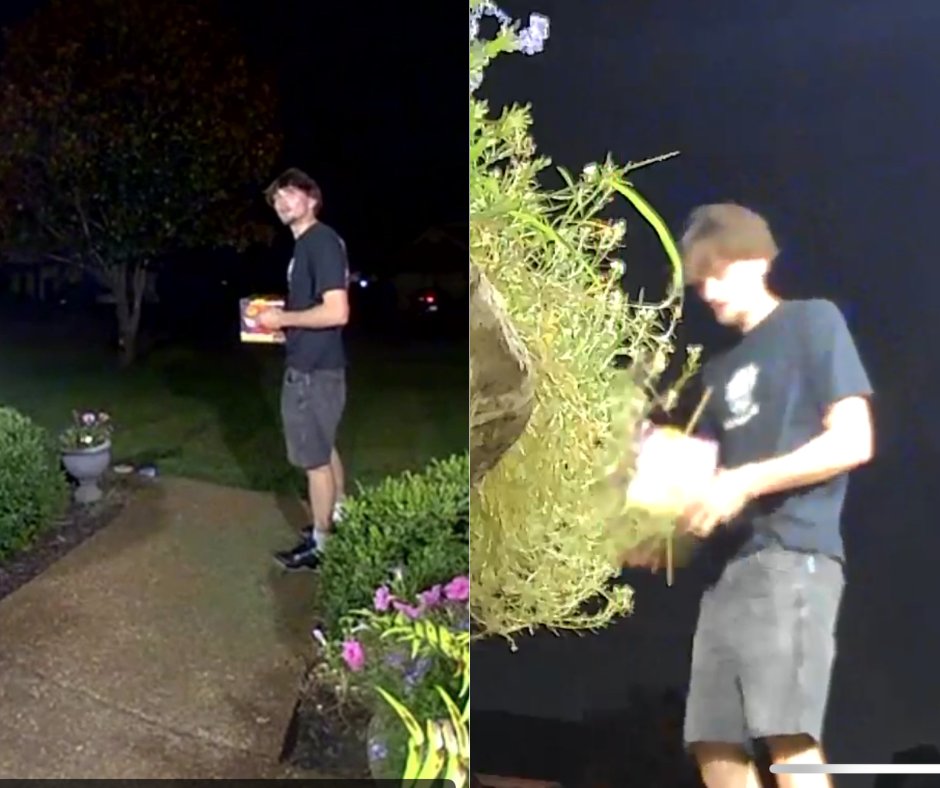 Franklin PD ask for help to identify individual lighting fireworks