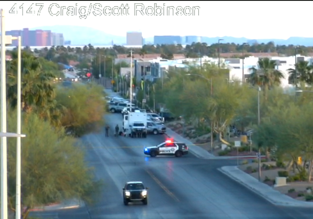 Sospechoso detenido tras barricada en el norte de Las Vegas, comparte LVMPD