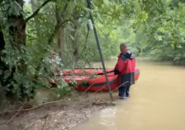 Rescue crews help hikers in Alabama.