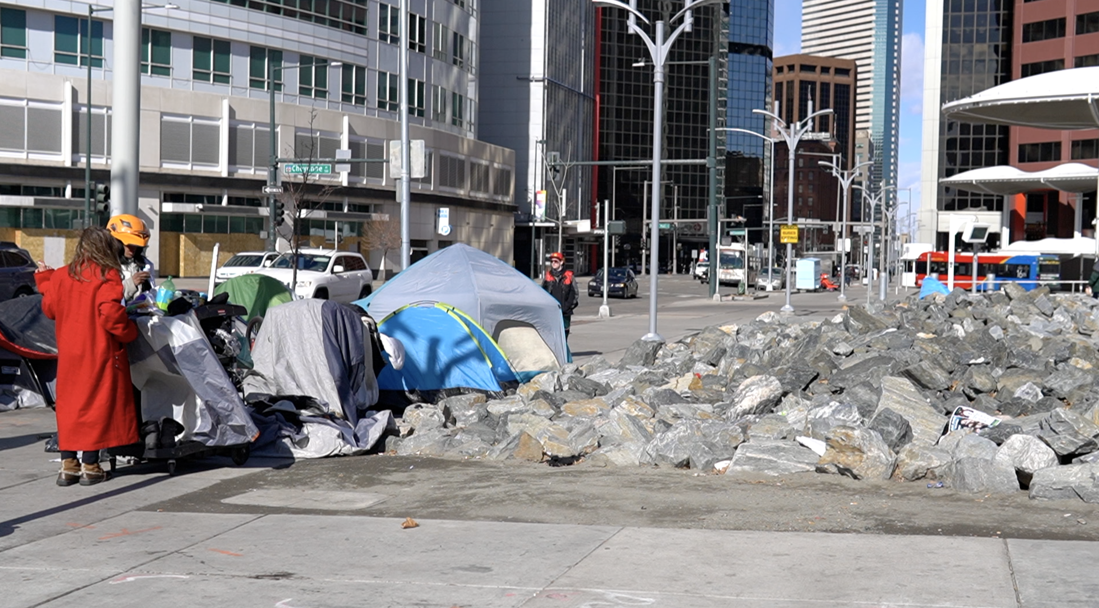 Homeless camp 