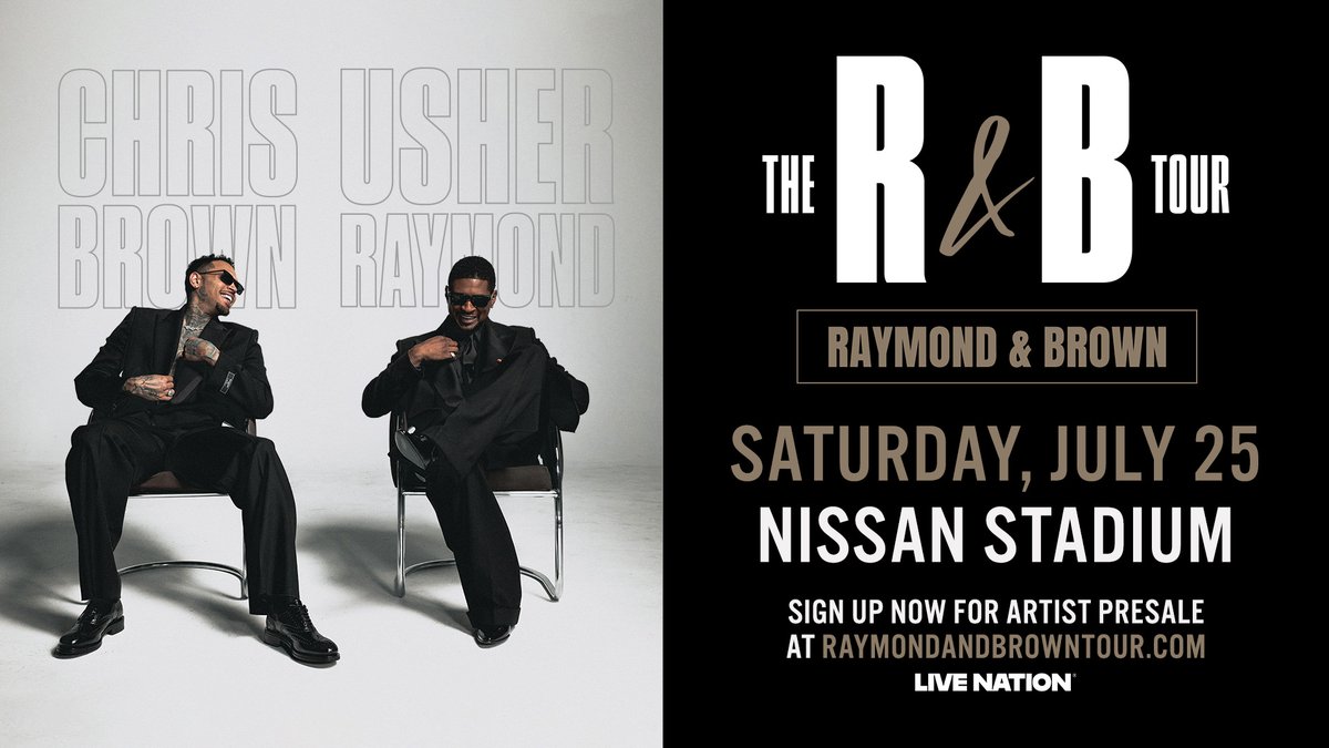 Usher, Chris Brown announce Nashville tour stop at Nissan Stadium
