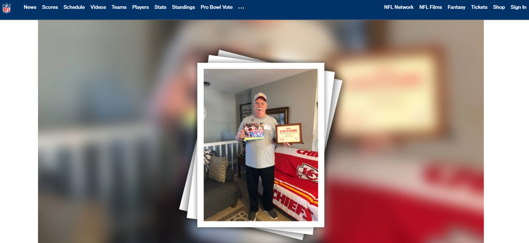 Chiefs 2020 fan of the year