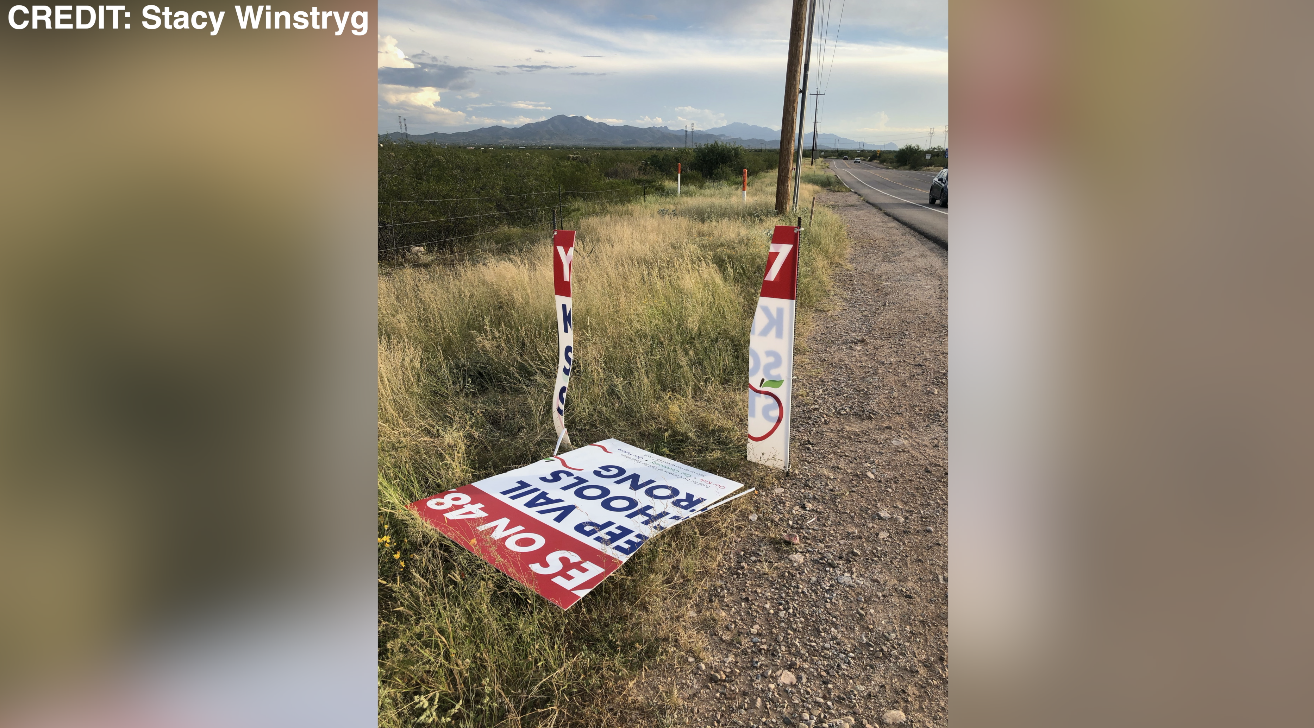 Prop 487 Sign Vandalism