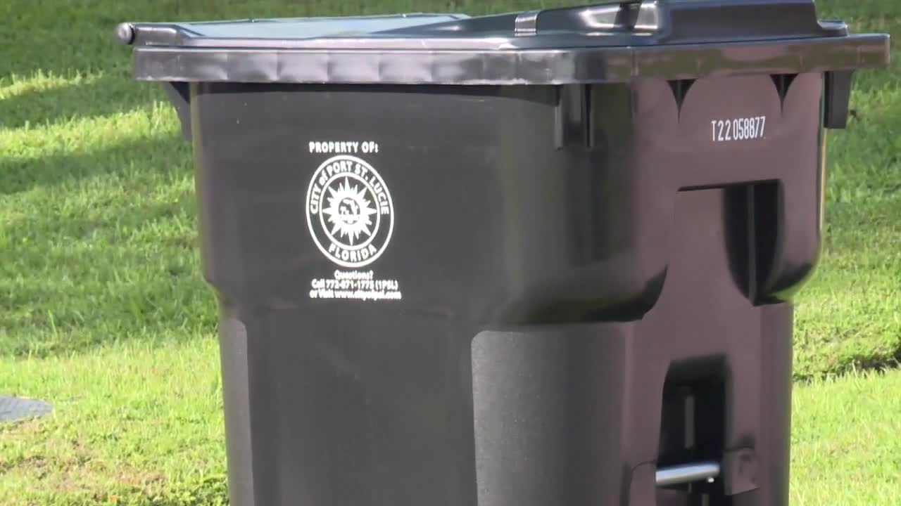 Port St. Lucie garbage can