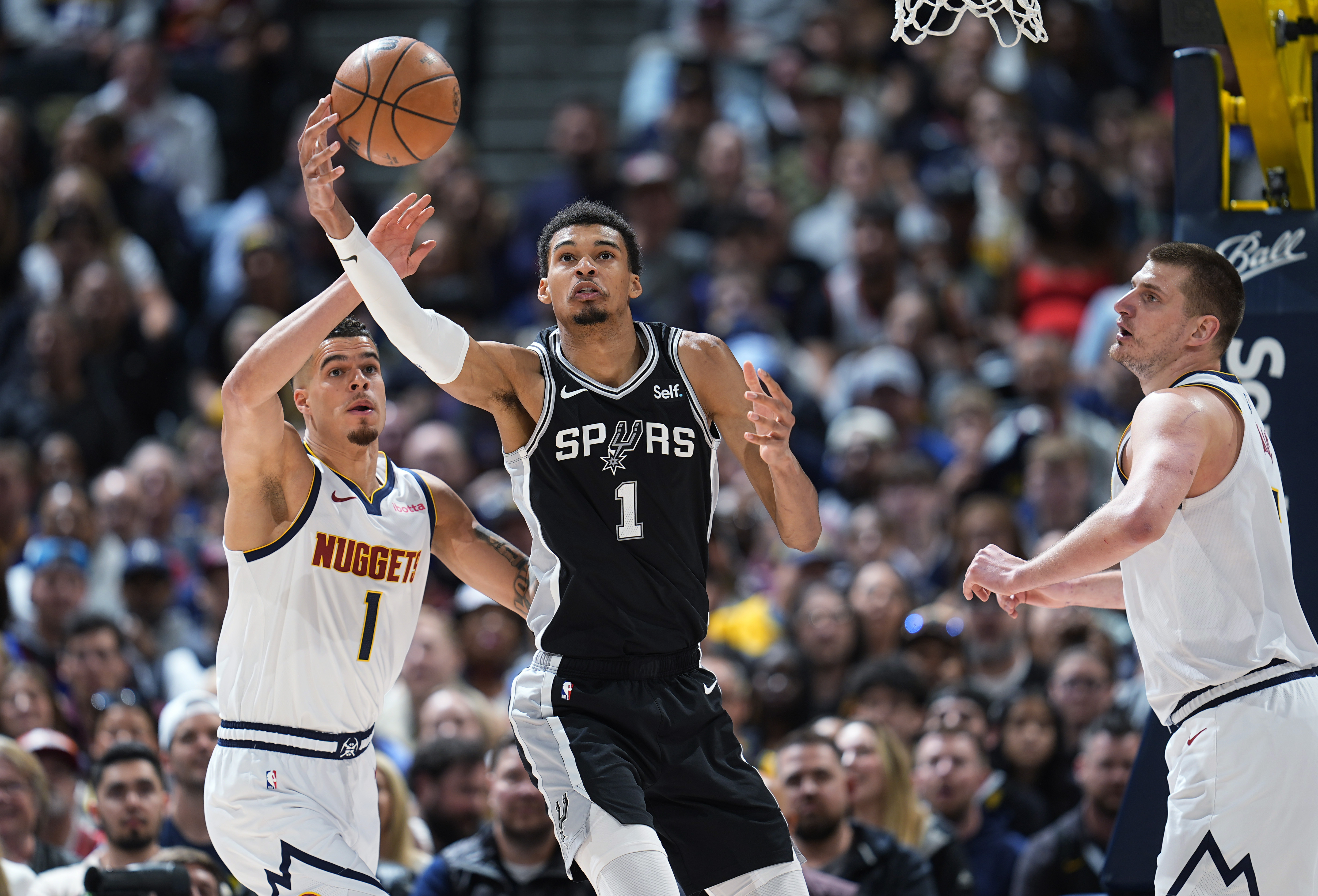 Spurs Nuggets Basketball