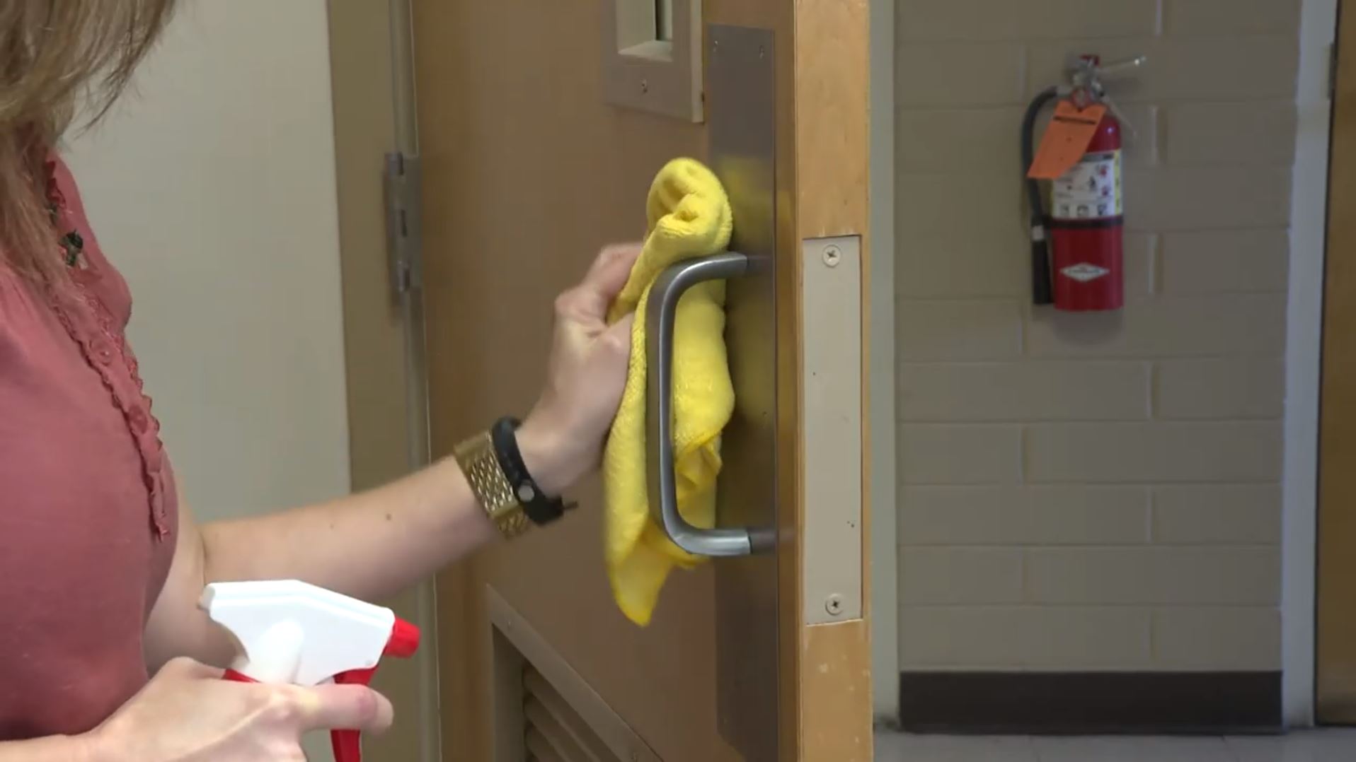 TUSD released a video demonstrating new protocols for cleaning high-touch surfaces at schools.