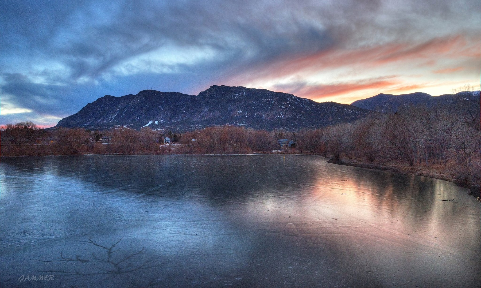 Jamez Martinez CO springs winter sunset