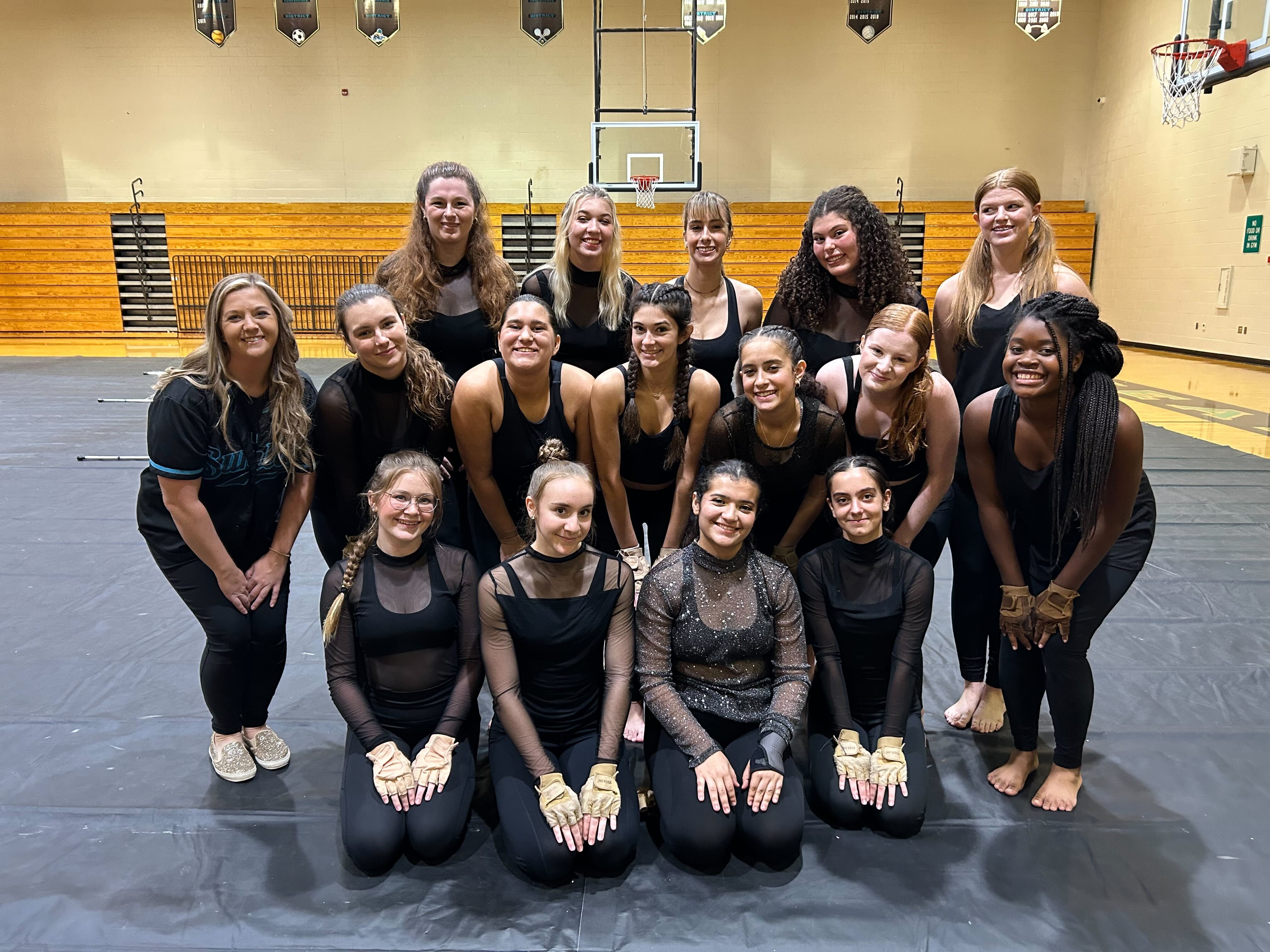 Sunlake High School color guard