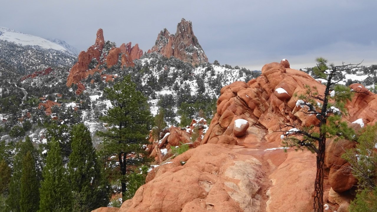 Garden of the Gods snow