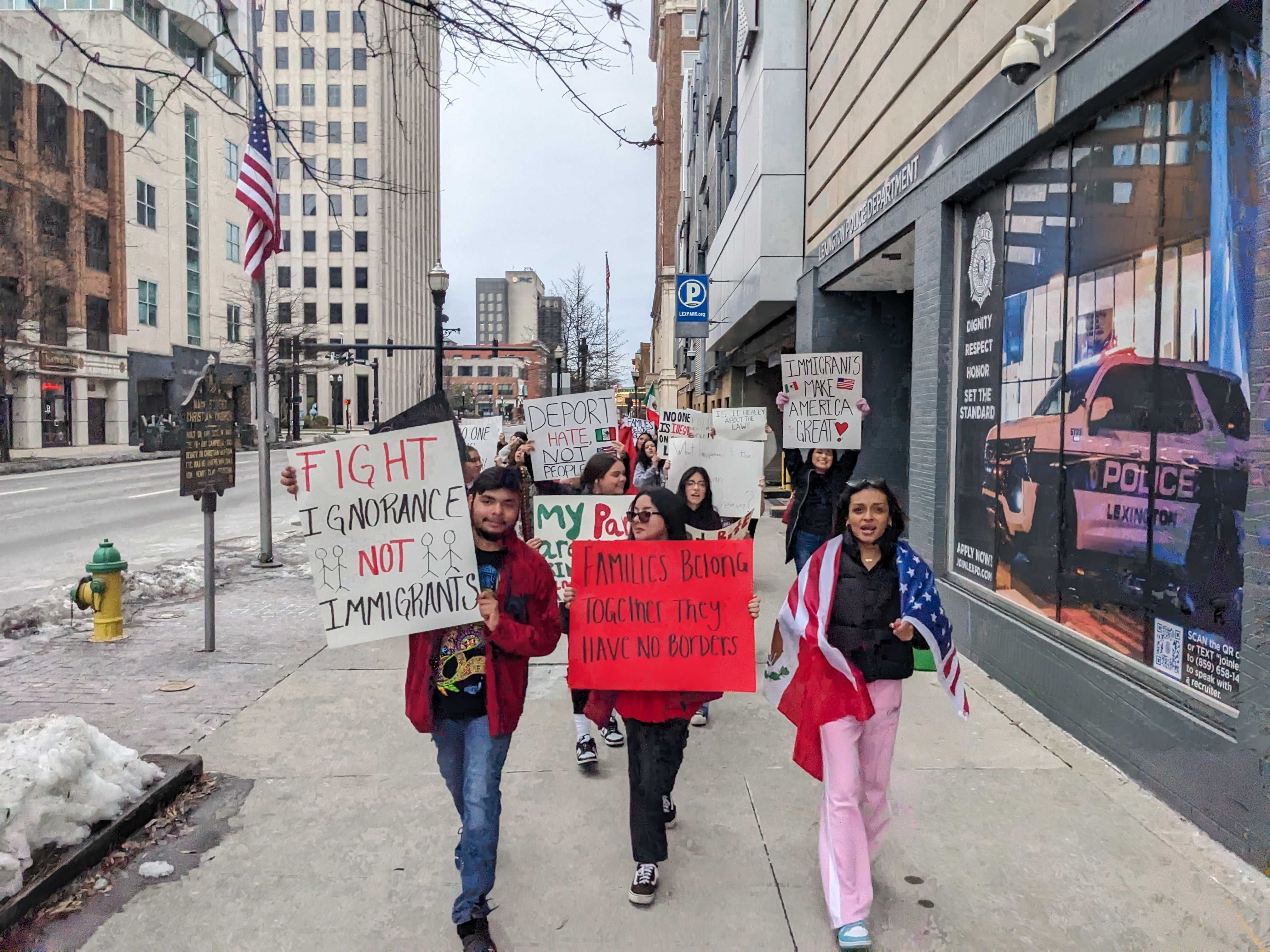 LEXINGTON IMMIRAGTION PROTEST