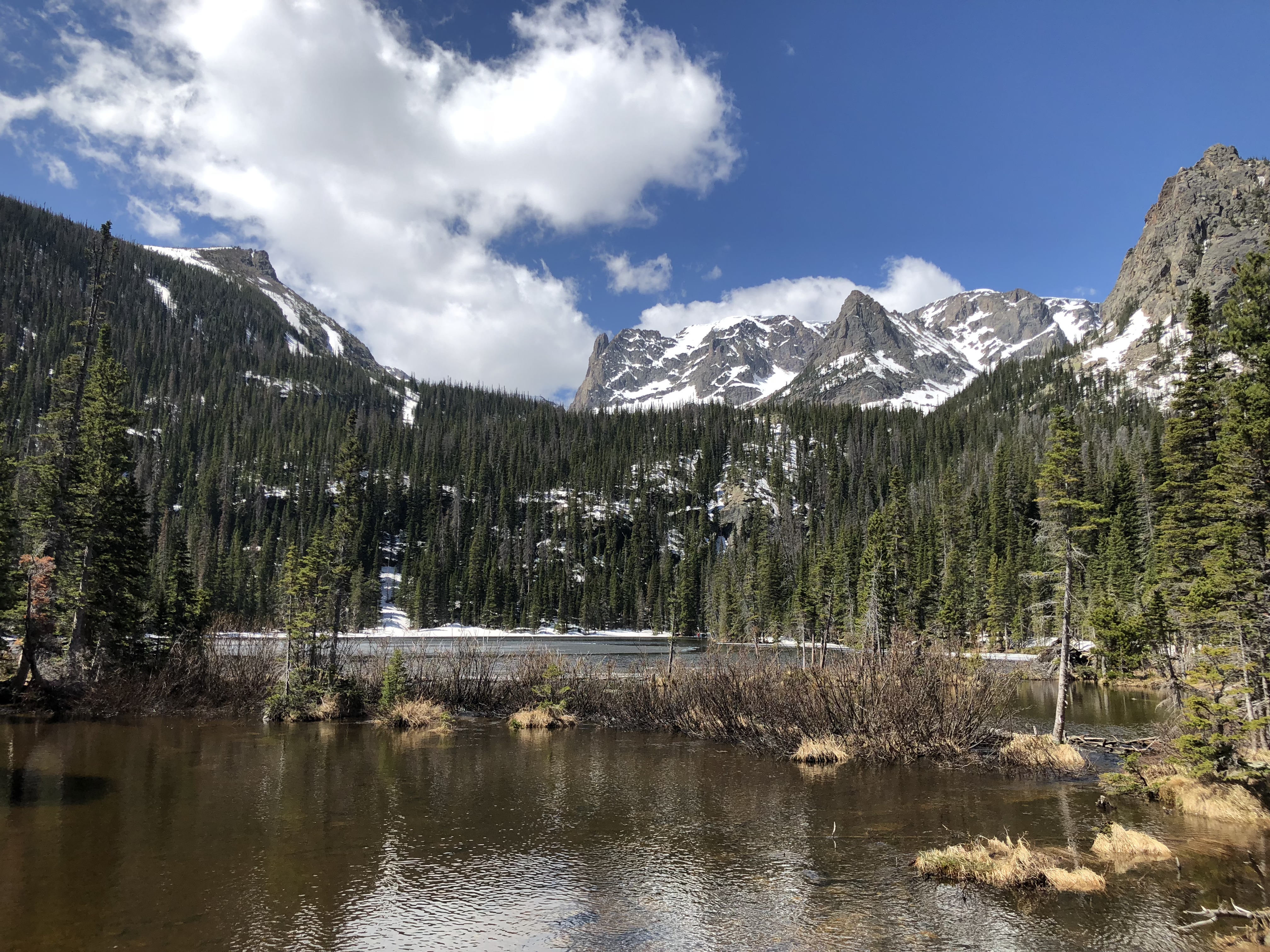 Fern Lake at Rocky Mountain National Park